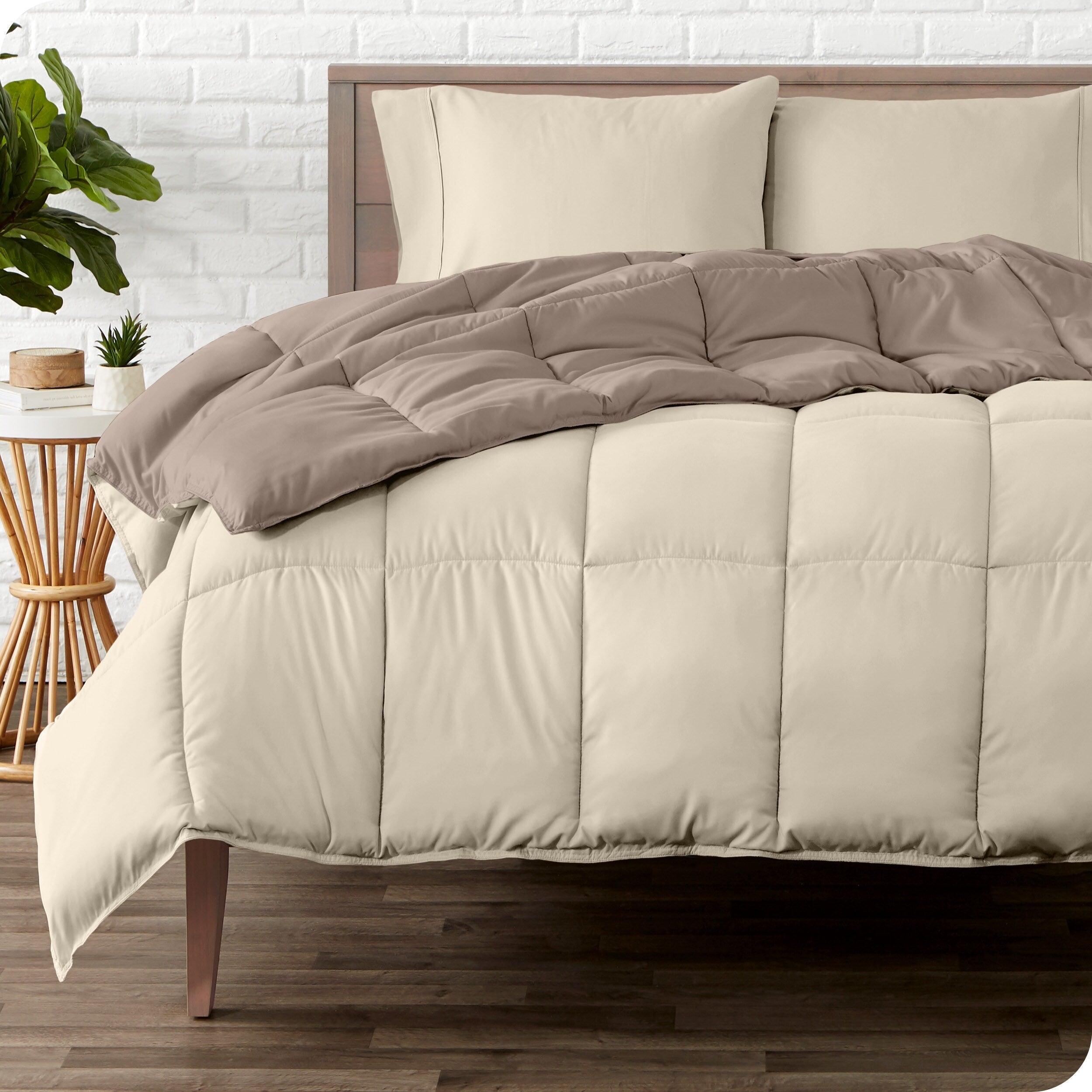 Bare Home Down Alternative Lit réversible dans un sac