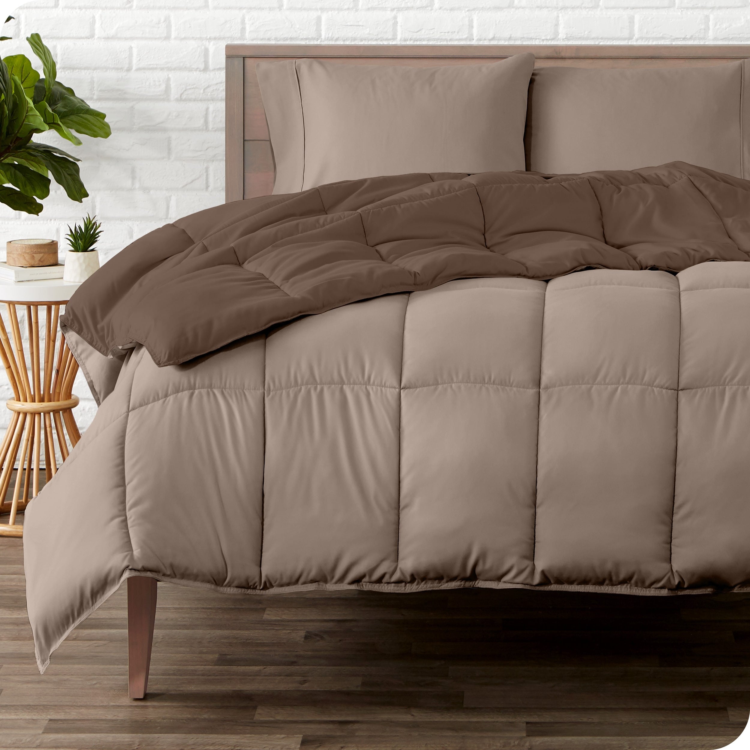 Bare Home Down Alternative Lit réversible dans un sac
