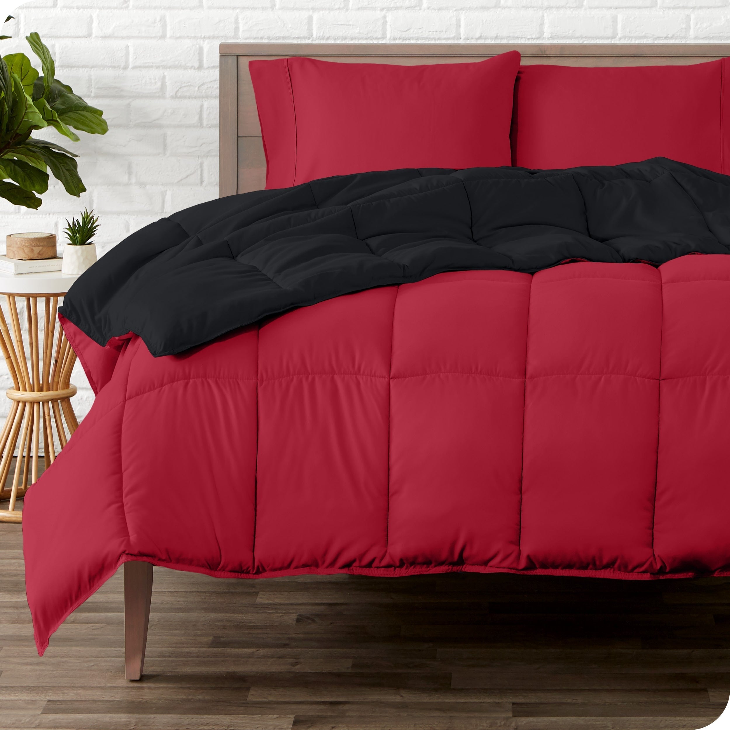 Bare Home Down Alternative Lit réversible dans un sac