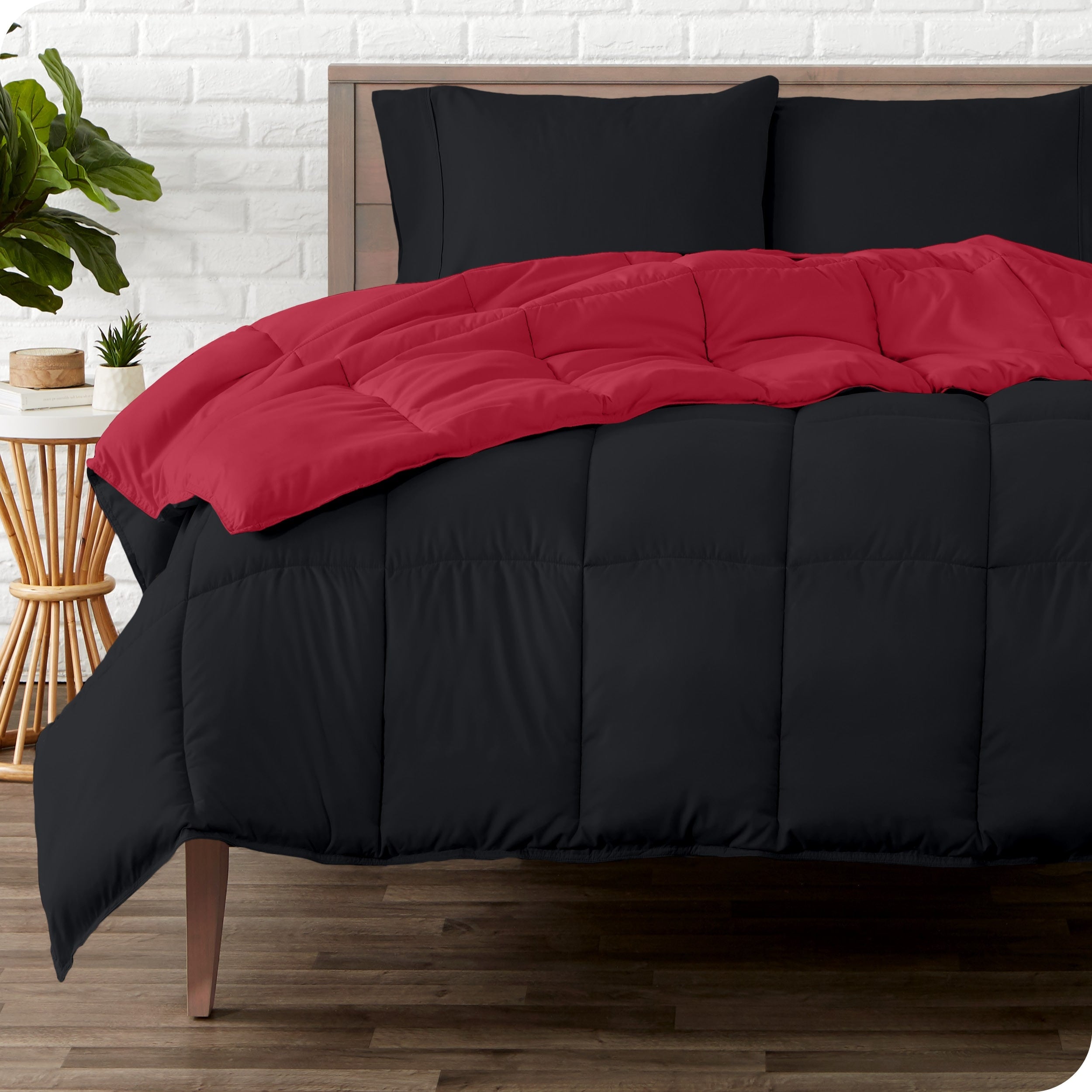 Bare Home Down Alternative Lit réversible dans un sac