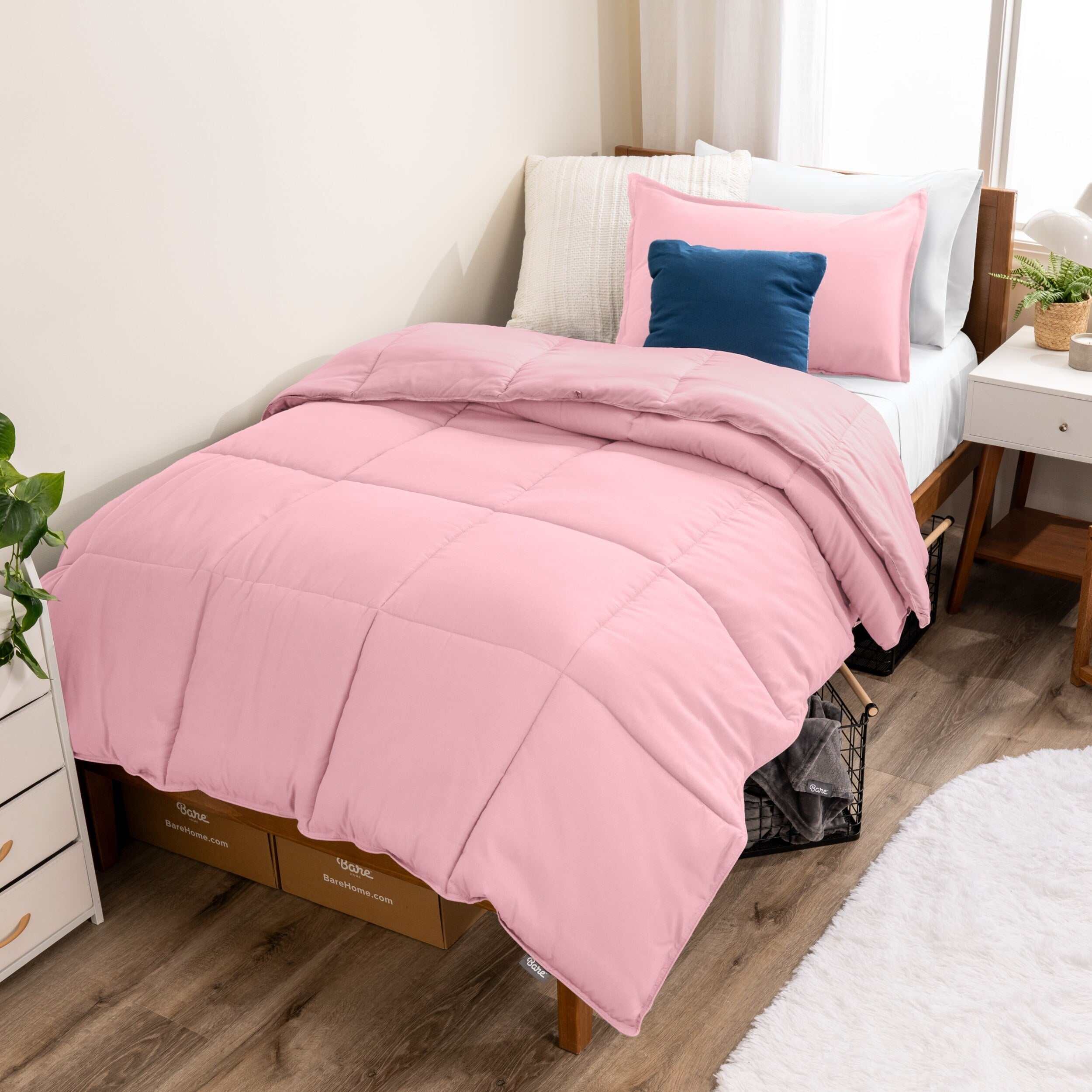 Ensemble de couette hypoallergénique en duvet alternatif Bare Home