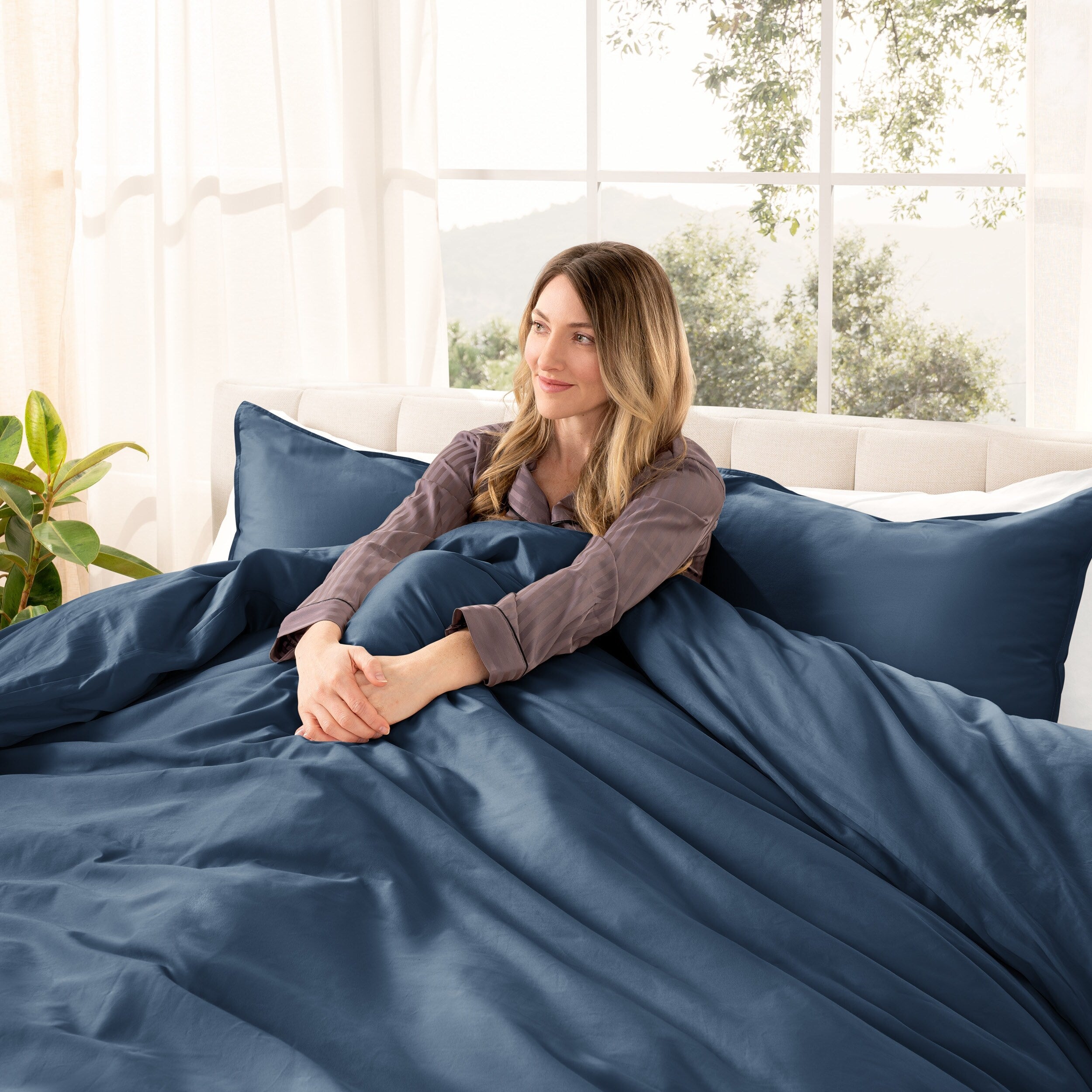 Bare Home Organic Cotton Duvet Cover Set - Smooth Sateen Weave