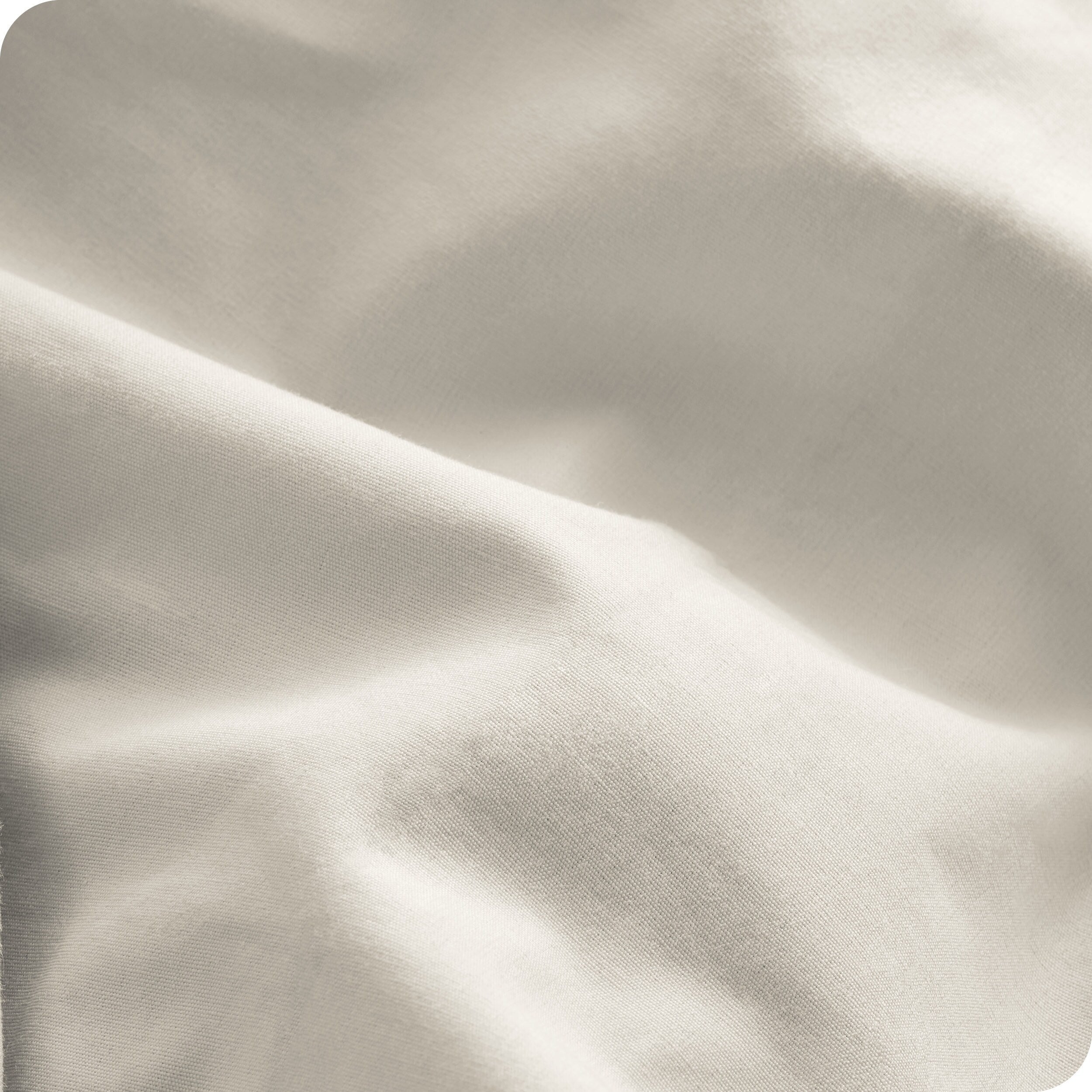 Parure de couette en percale de coton biologique Bare Home