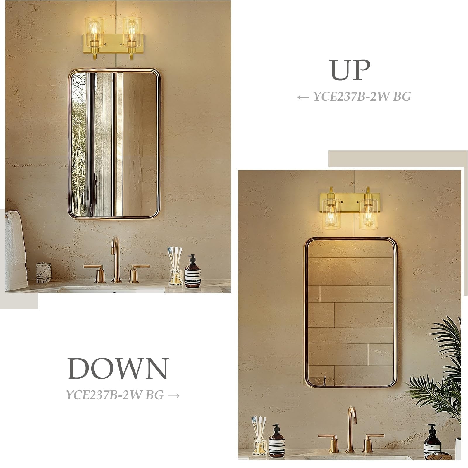 Applique murale style ferme pour salle de bain
