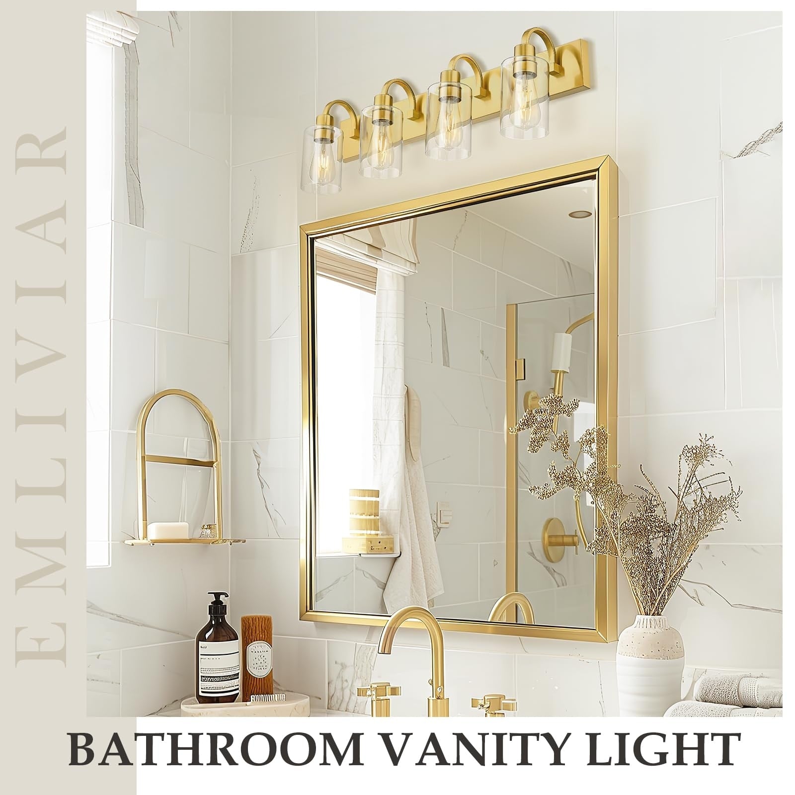 Applique murale style ferme pour salle de bain