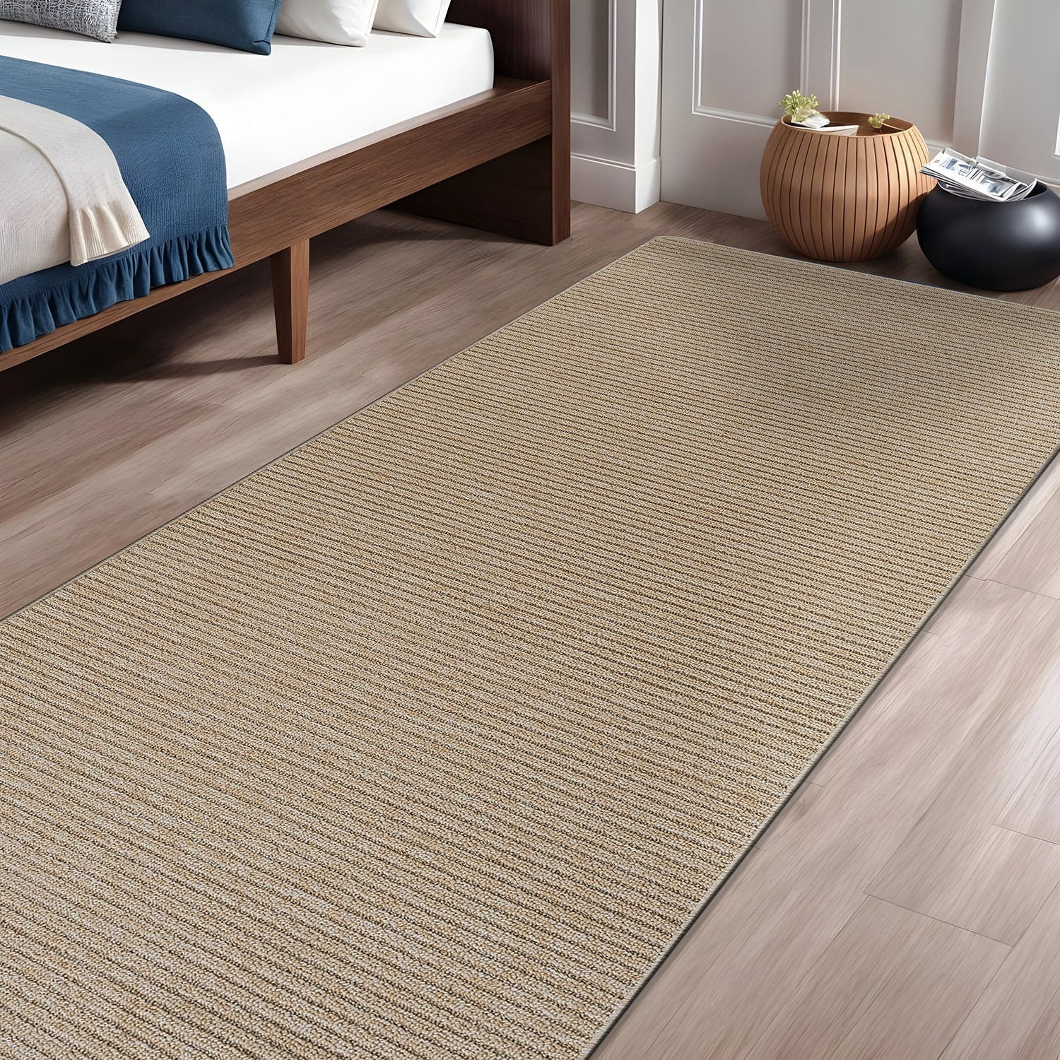 Tapis d'intérieur lavable et antidérapant Beverly Rug, couleur unie