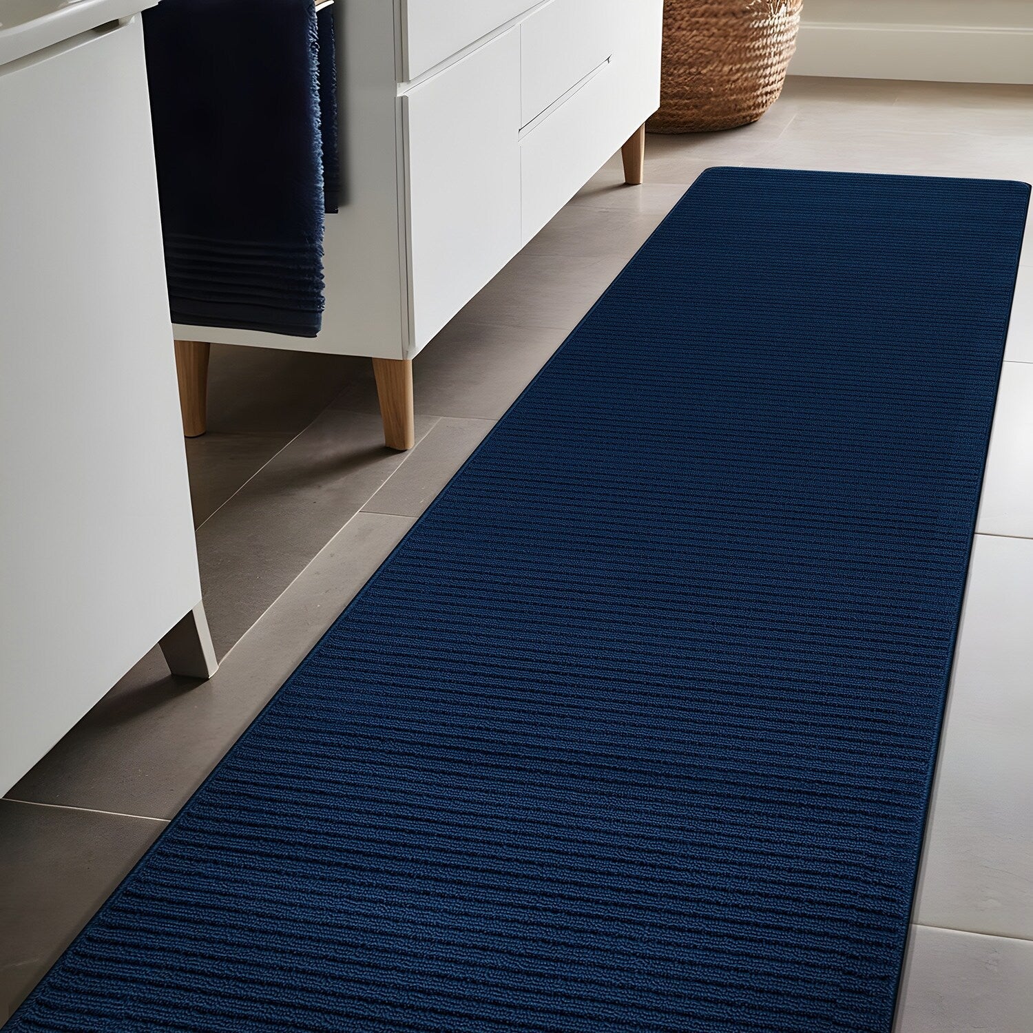 Tapis d'intérieur lavable et antidérapant Beverly Rug, couleur unie