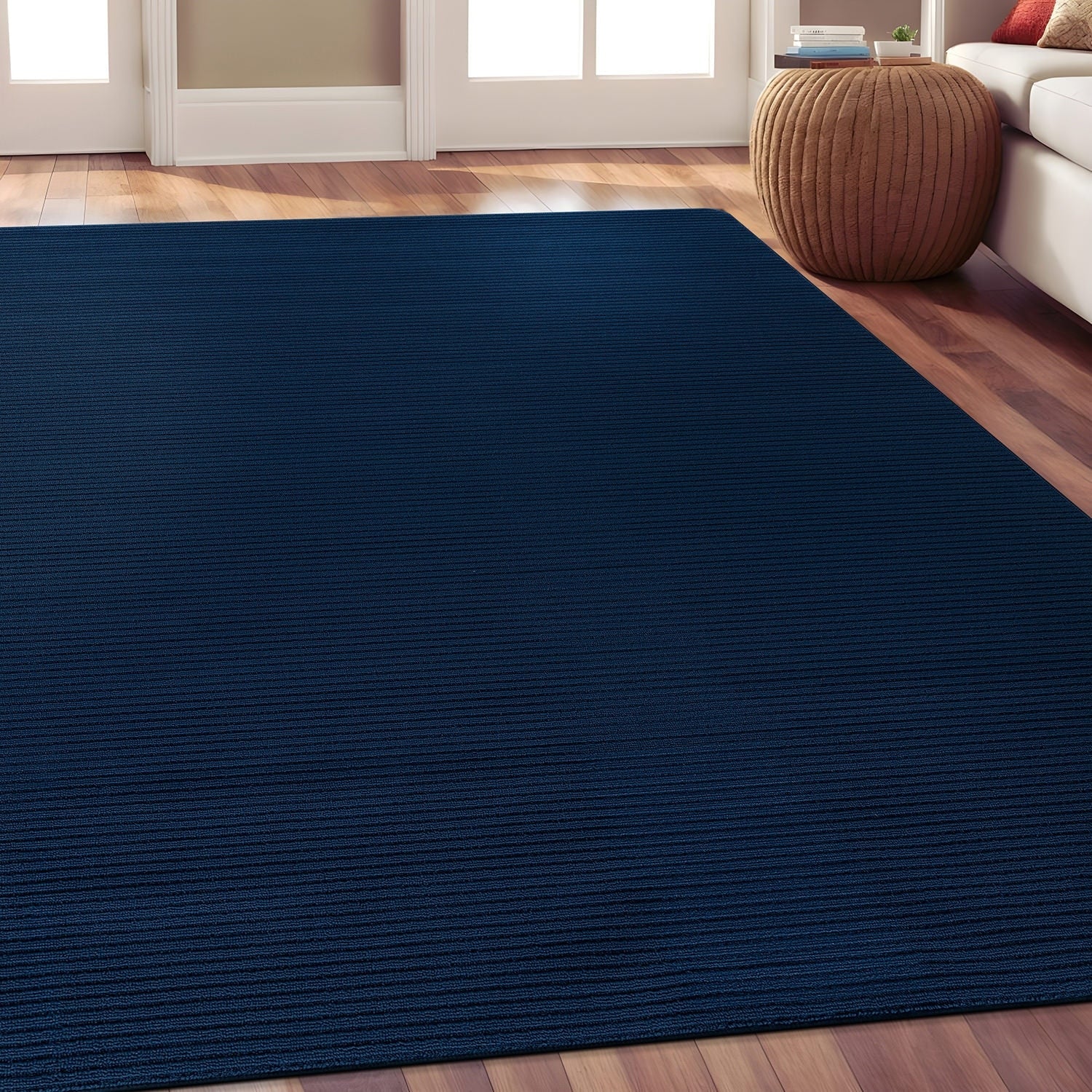 Tapis d'intérieur lavable et antidérapant Beverly Rug, couleur unie