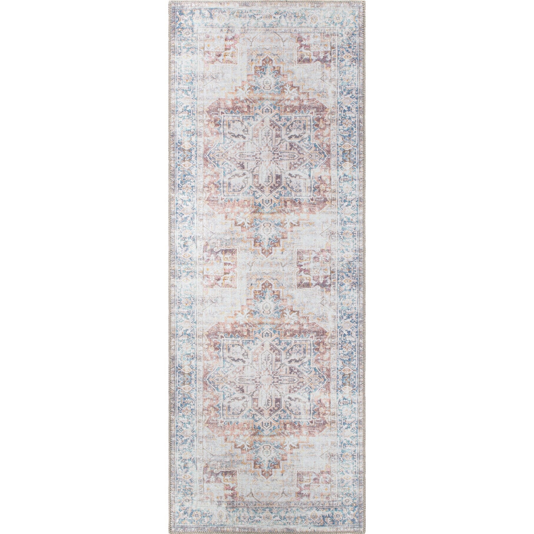 Tapis bohème vieilli lavable en machine