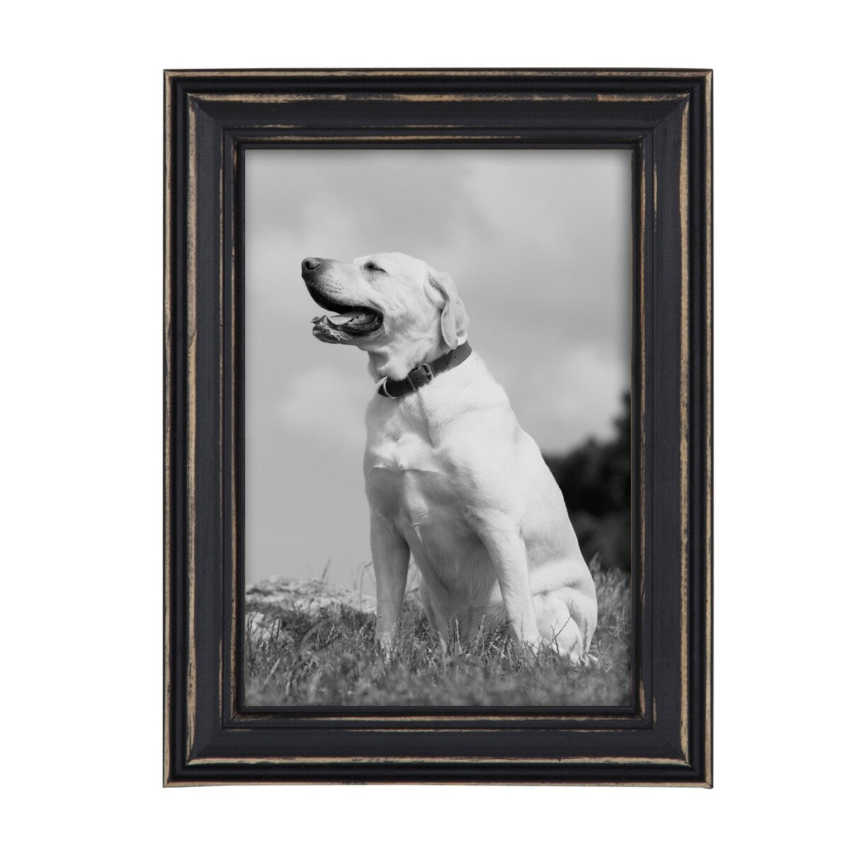 Ensemble de 10 cadres photo muraux en bois Kate and Laurel Bordeaux