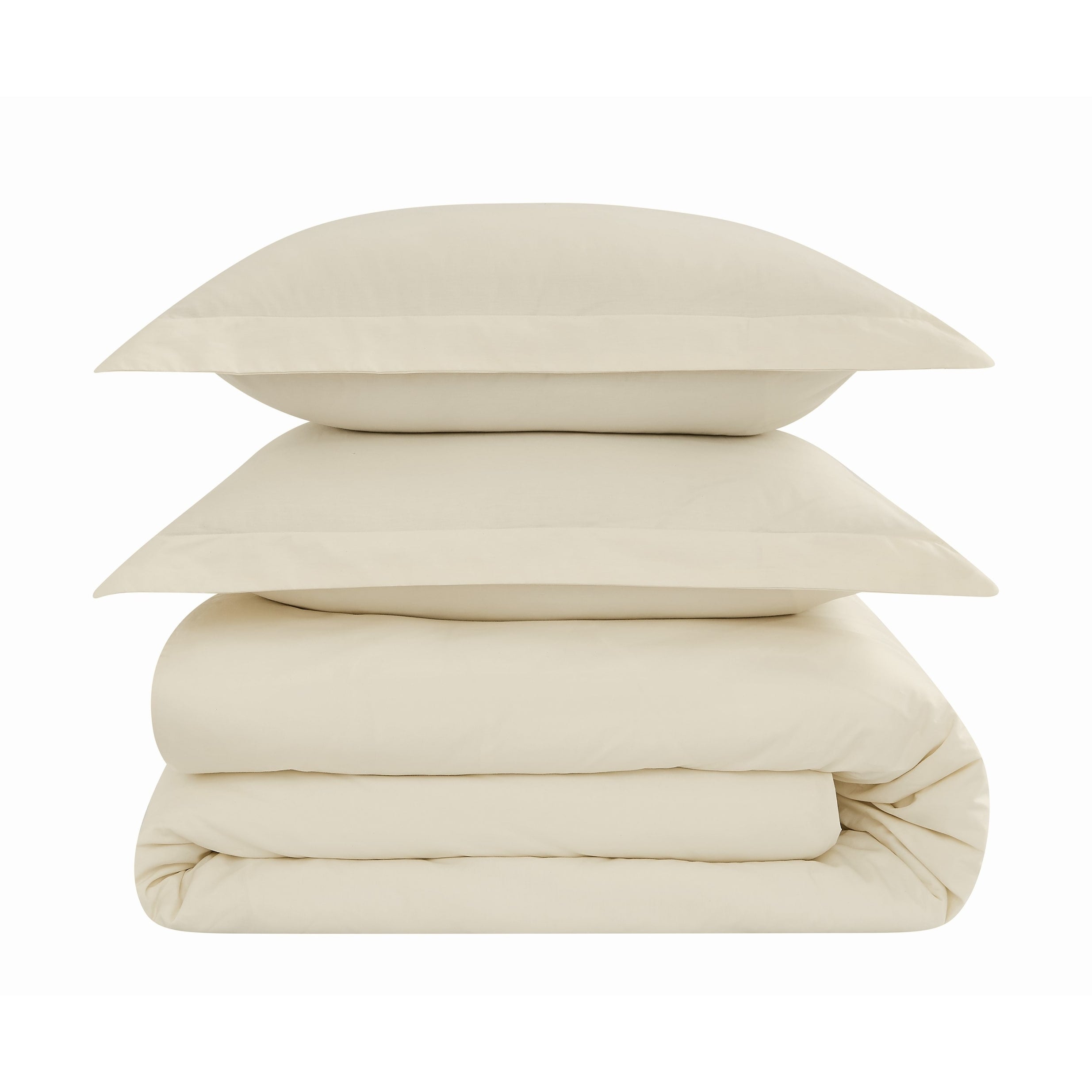 Parure de couette en percale de coton à tissage serré Brooklyn Loom