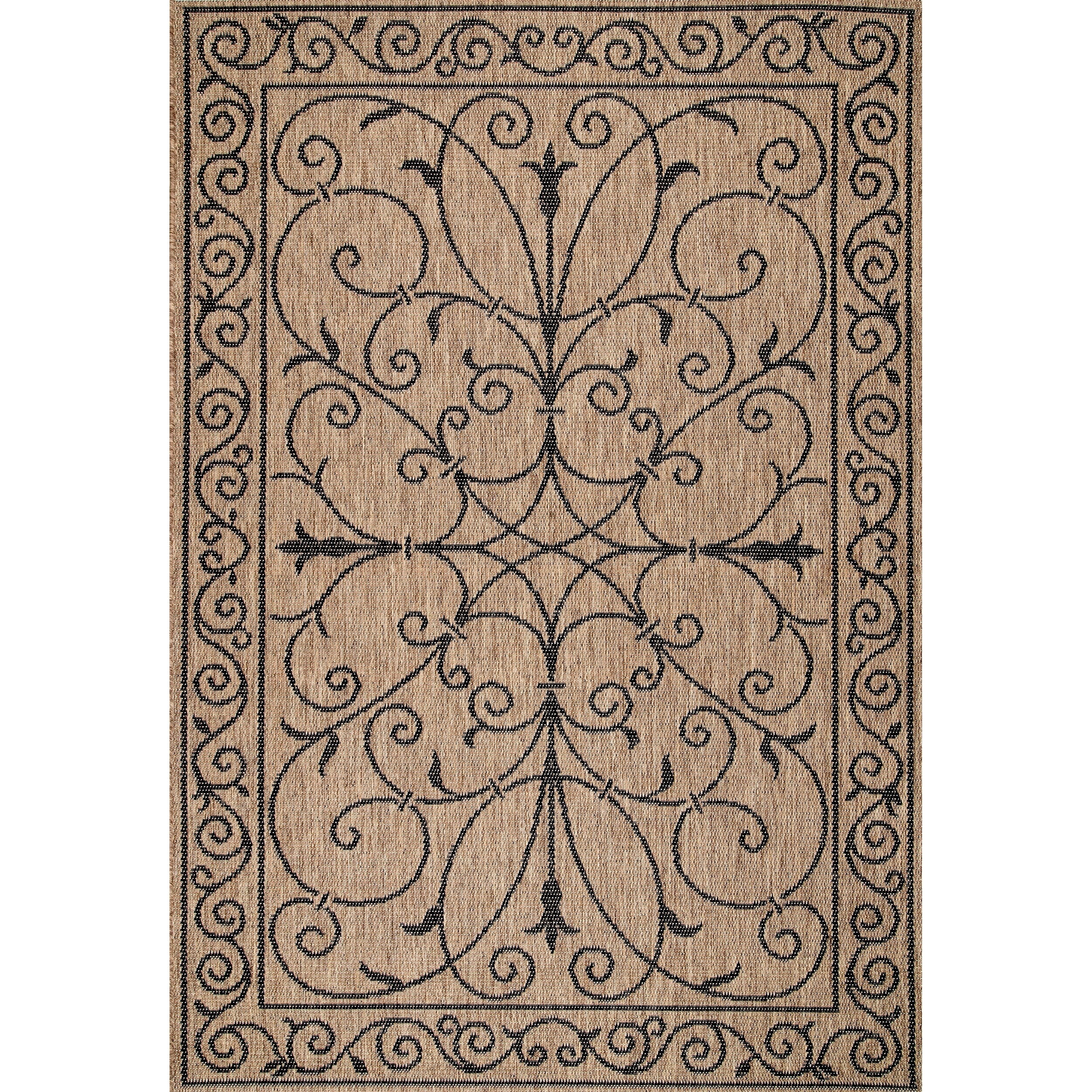 Tapis traditionnel d'intérieur/extérieur Nuloom Kathleen