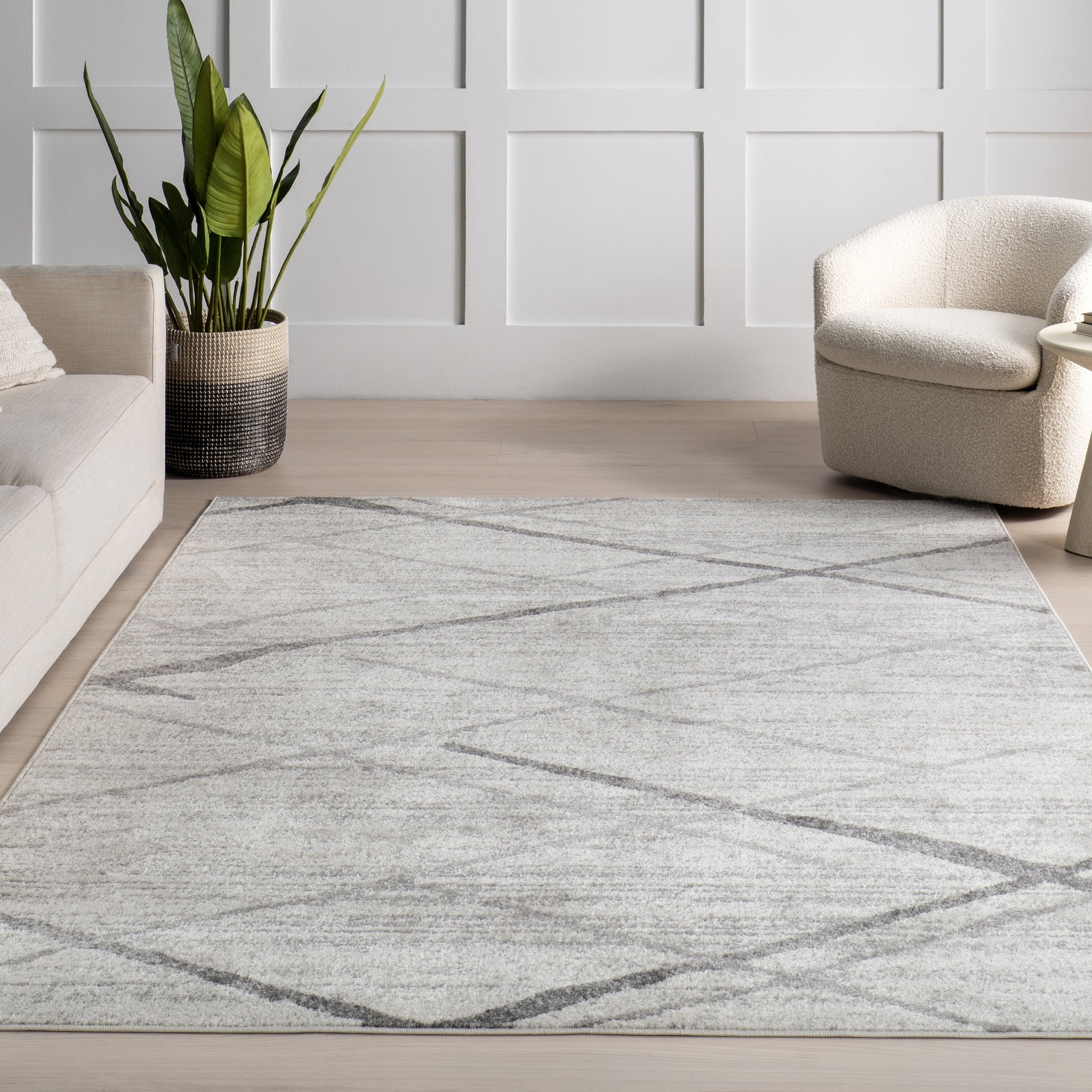 Tapis abstrait moderne Nuloom Skylar