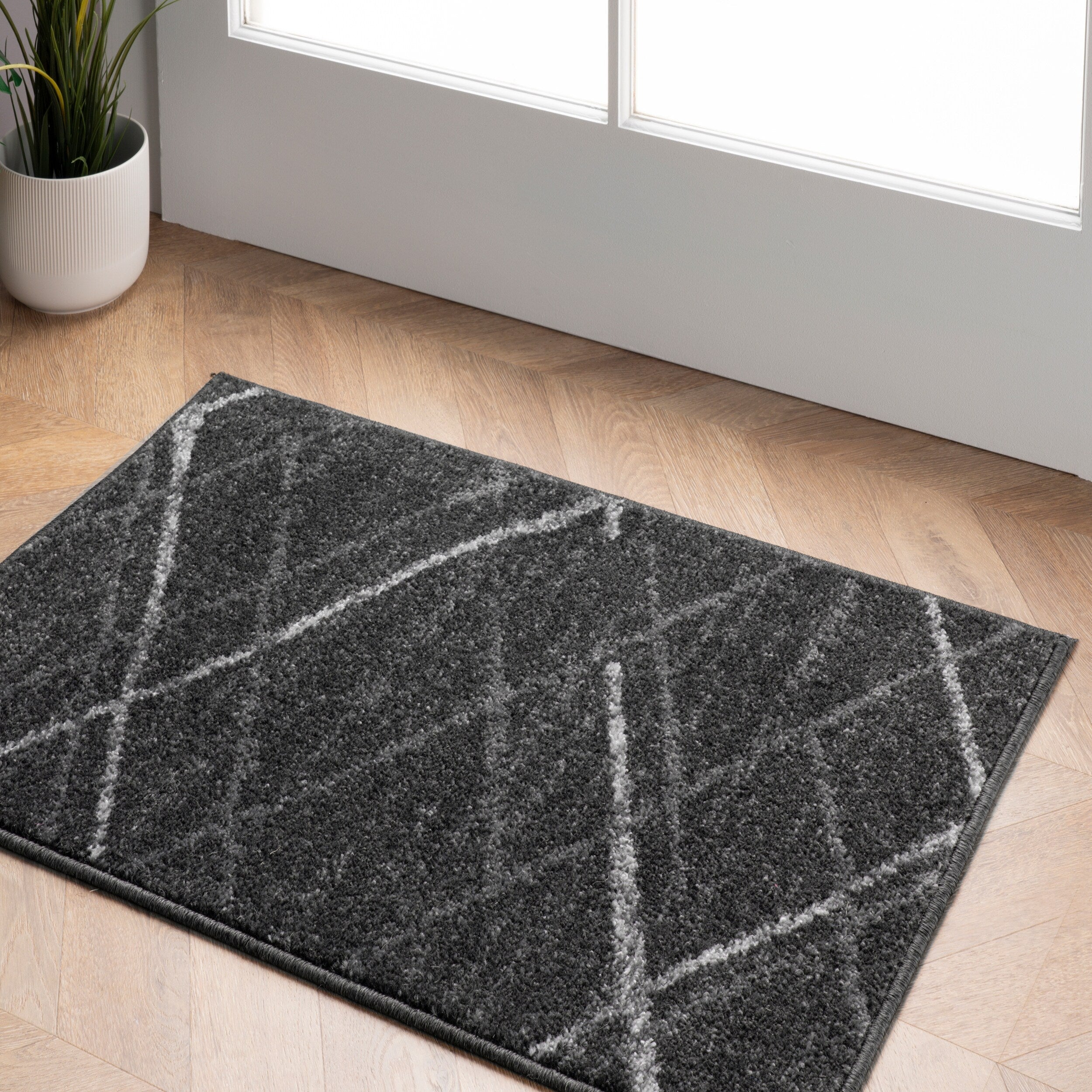 Tapis abstrait moderne Nuloom Skylar