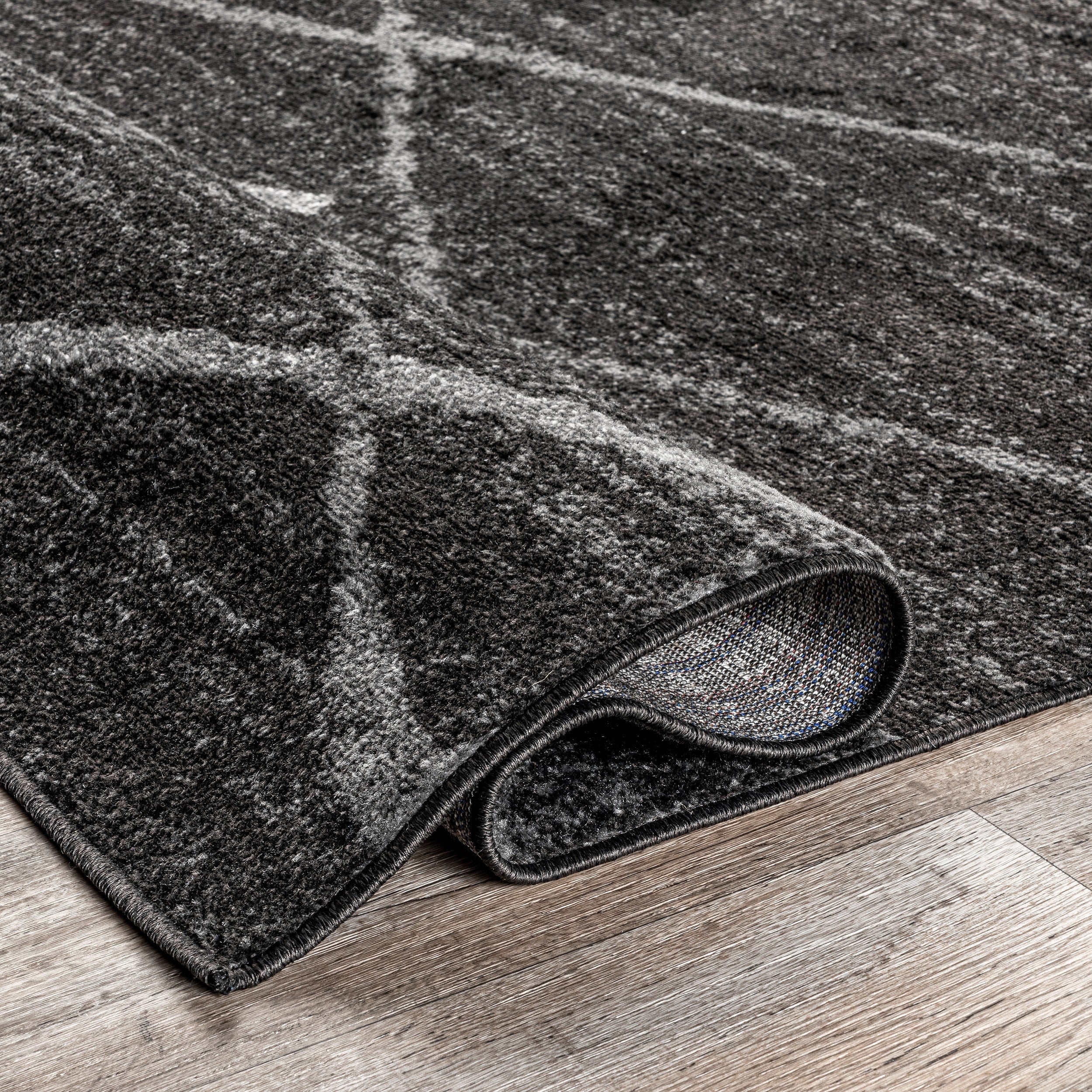 Tapis abstrait moderne Nuloom Skylar