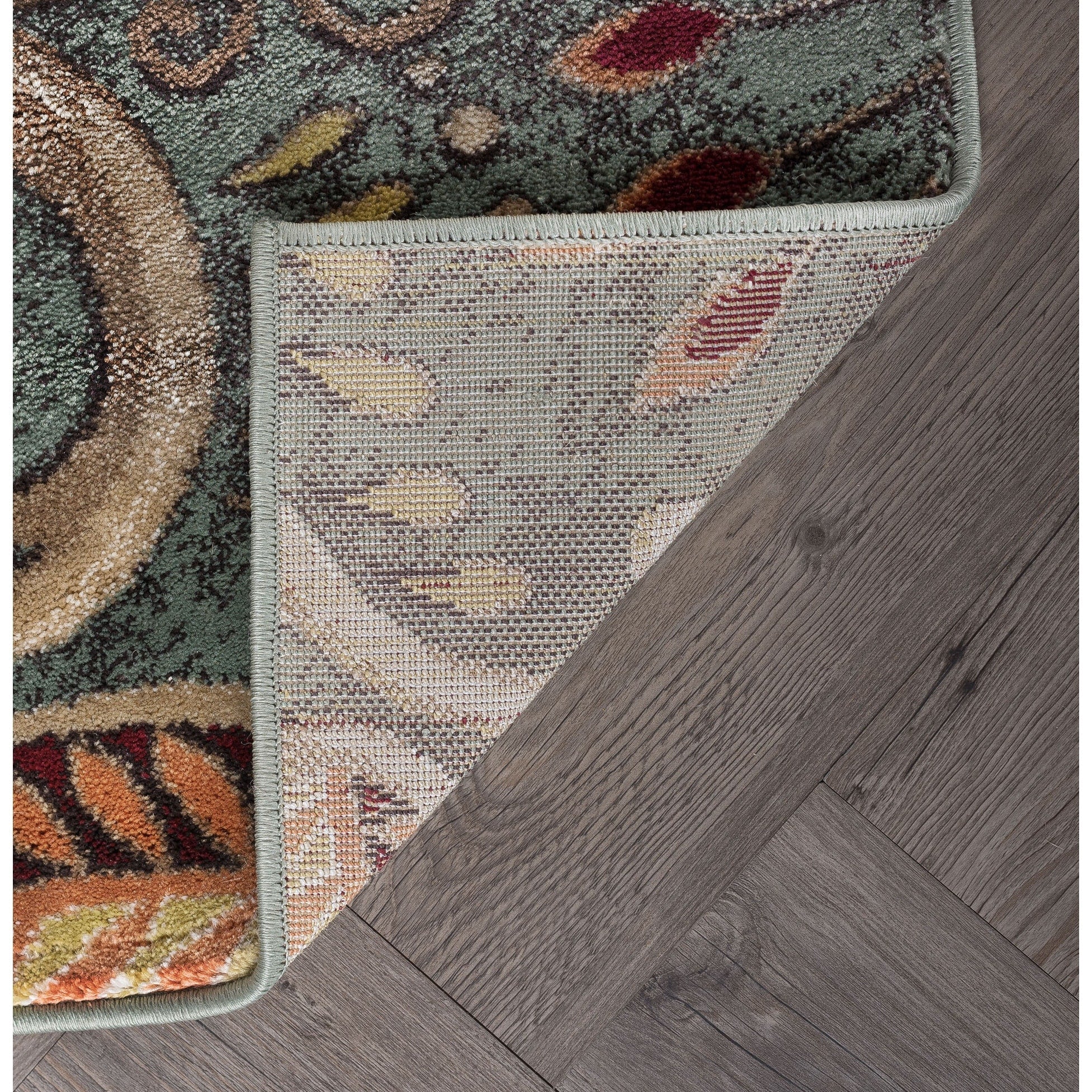 Tapis d'intérieur floral moderne Caprice du milieu du siècle