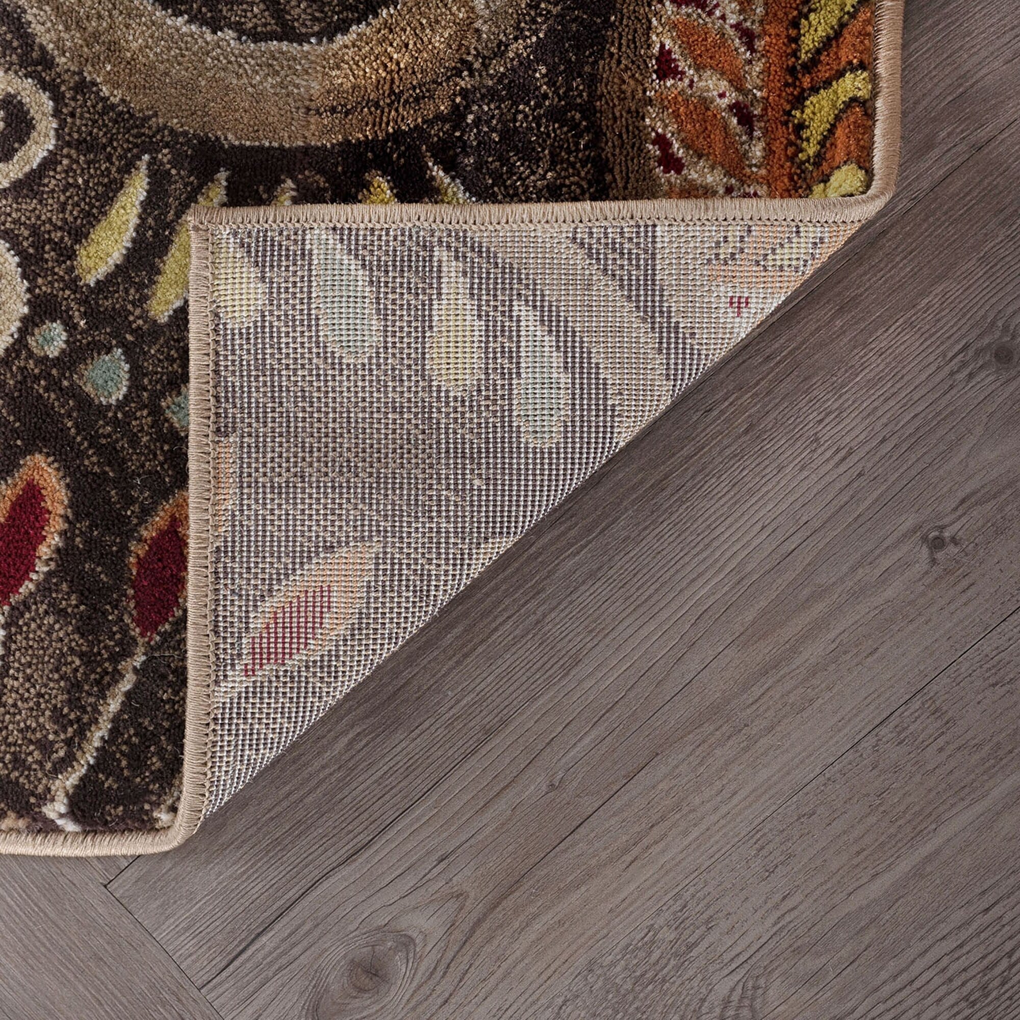 Tapis d'intérieur floral moderne Caprice du milieu du siècle