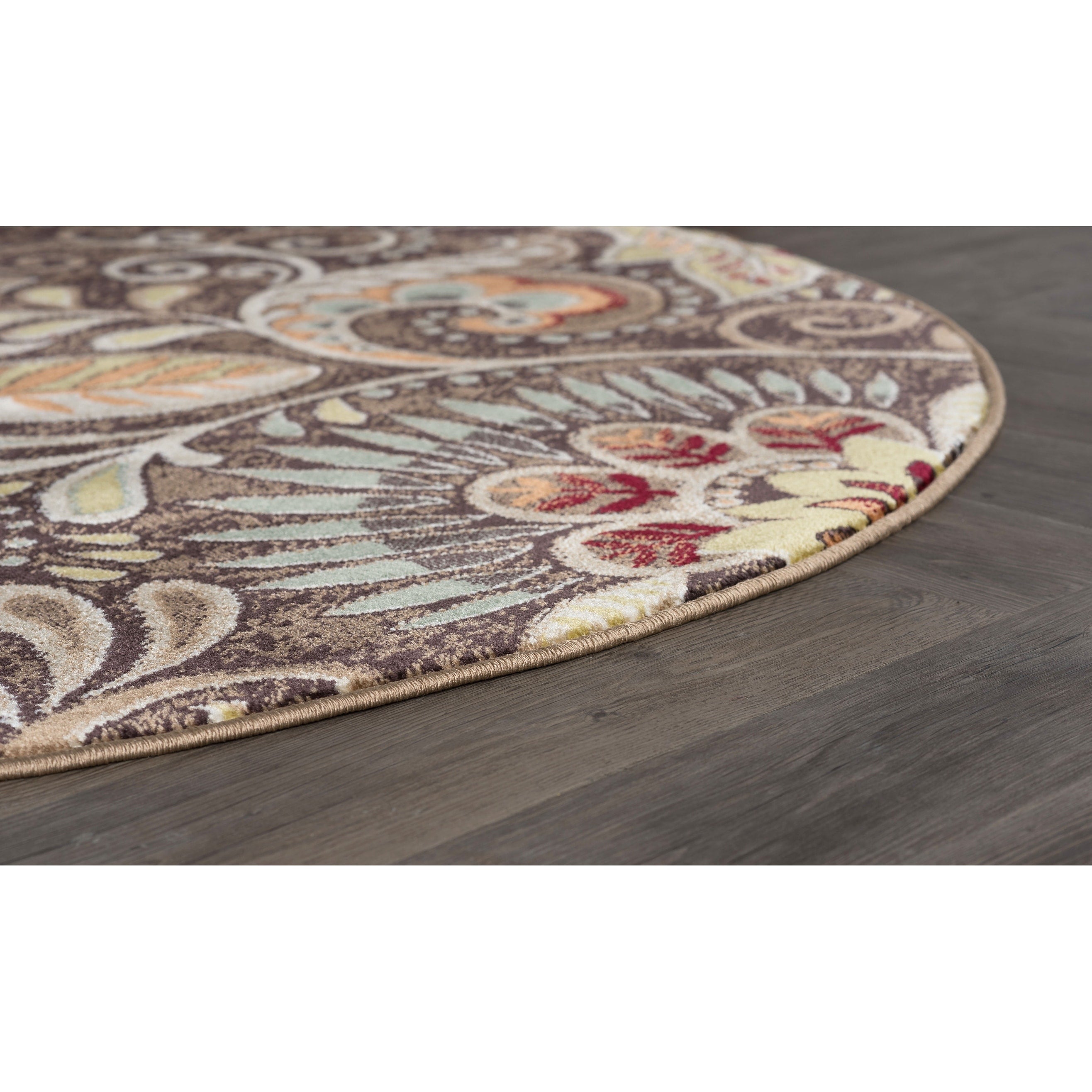 Tapis d'intérieur floral moderne Caprice du milieu du siècle