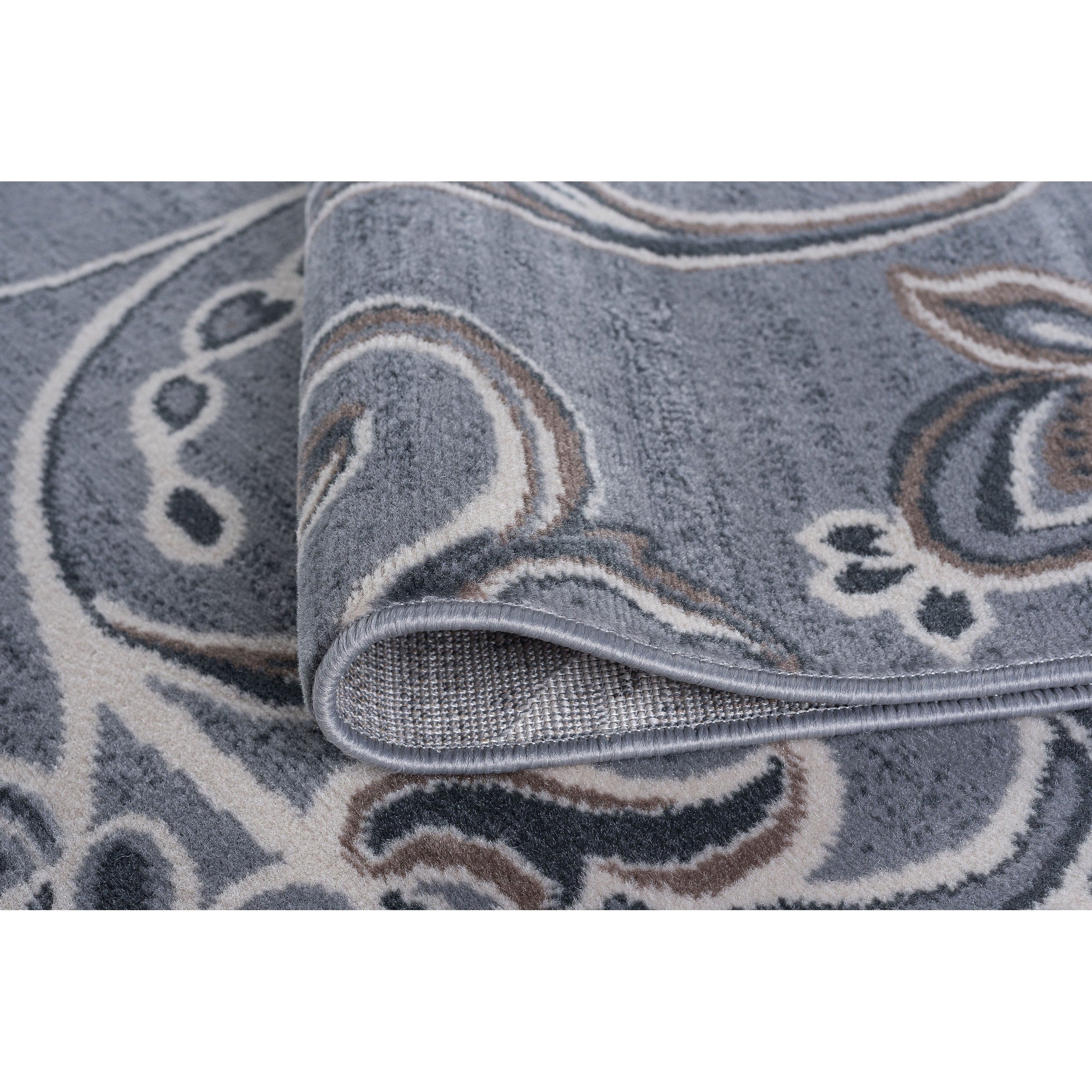 Tapis d'intérieur transitionnel à motifs floraux et botaniques Carrington