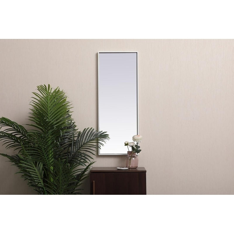 Miroir rectangulaire à cadre métallique Carson Carrington Salsnas