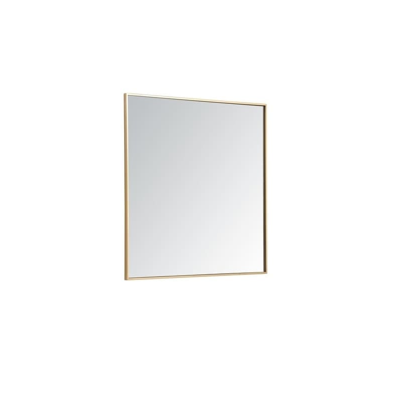 Miroir rectangulaire à cadre métallique Carson Carrington Salsnas