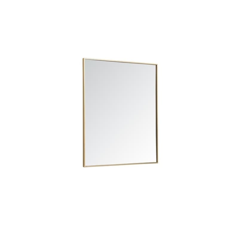 Miroir rectangulaire à cadre métallique Carson Carrington Salsnas