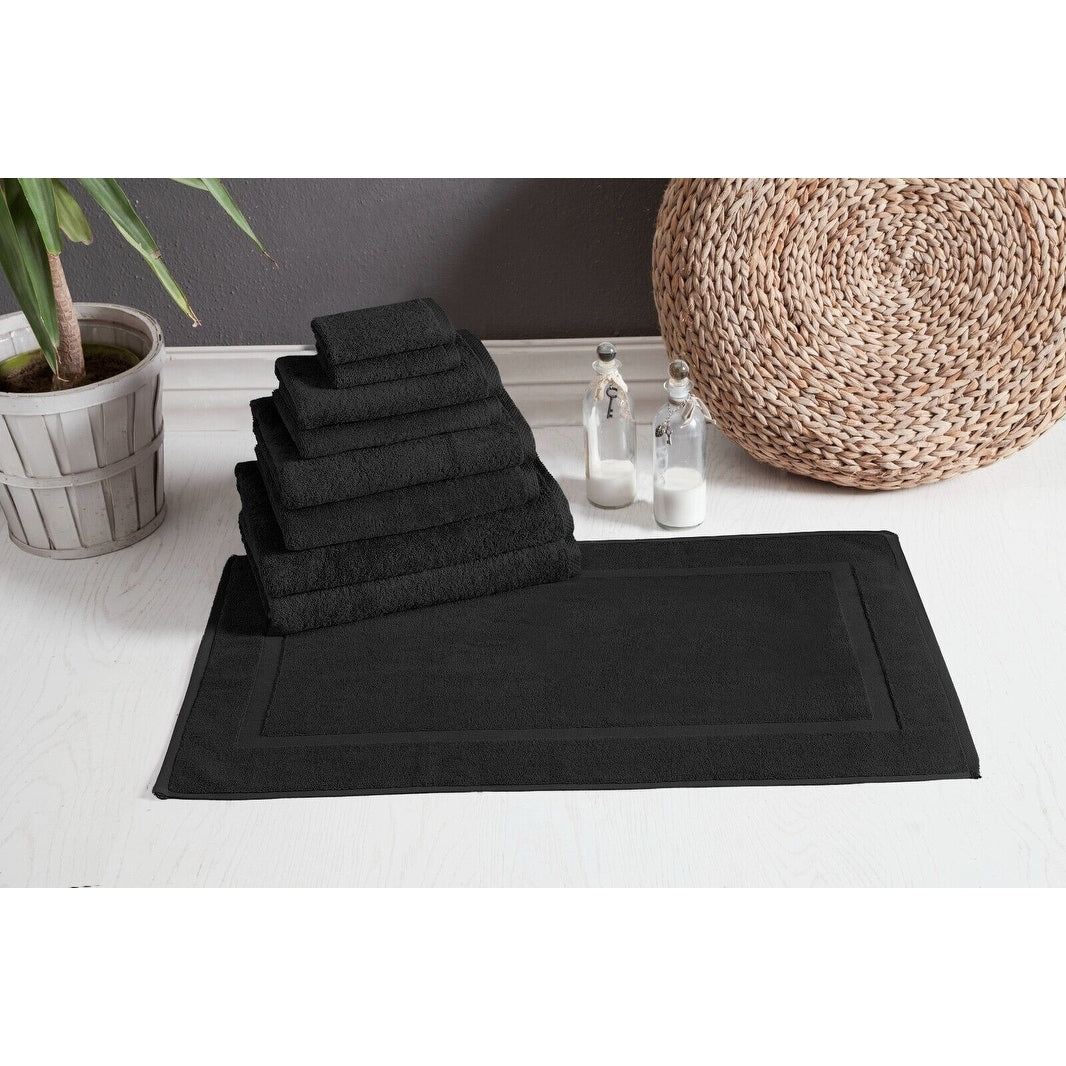 Ensemble de serviettes CTT 100 % coton turc, 8 ou 9 pièces, séchage rapide et absorbant