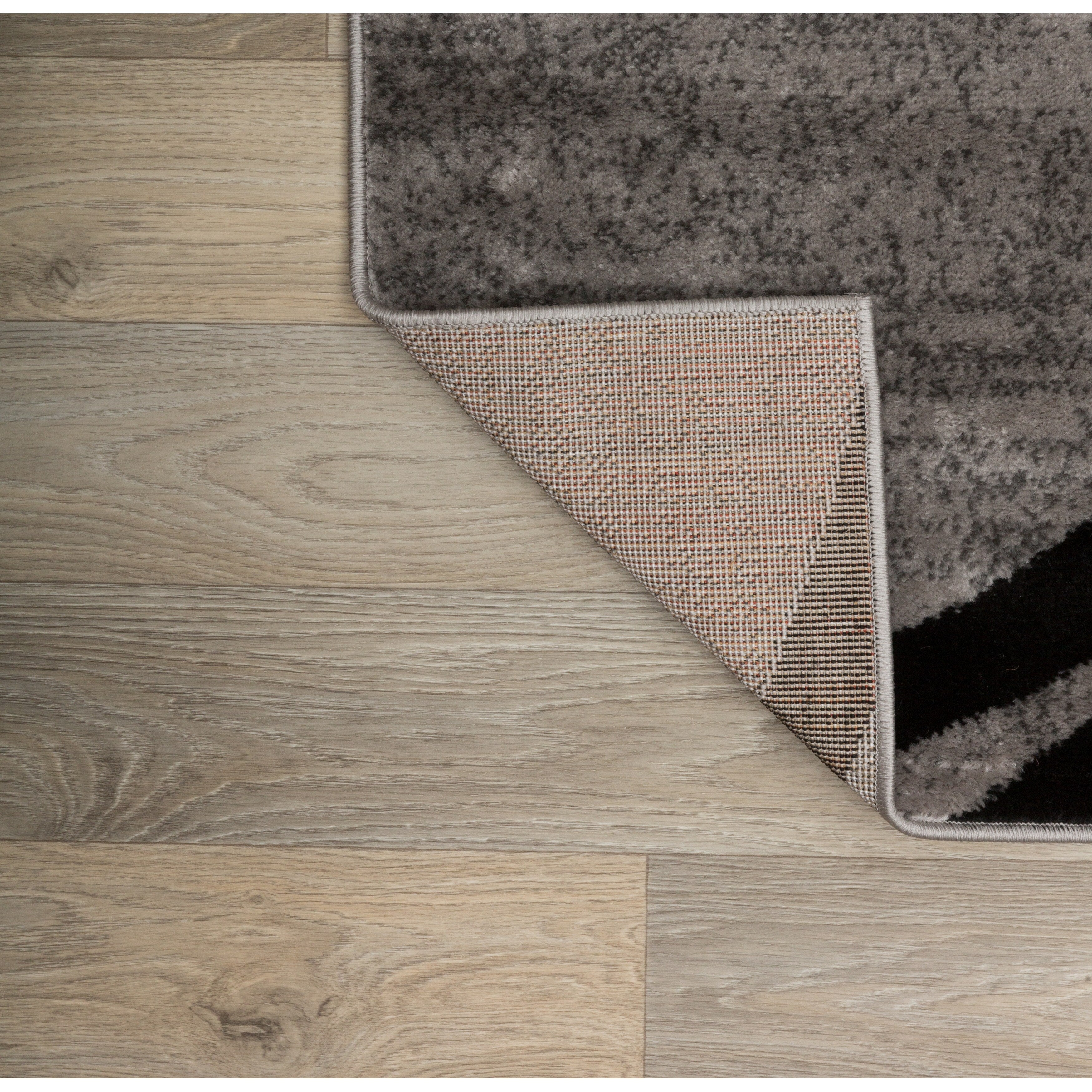 Tapis contemporain à motifs abstraits de cercles de la World Rug Gallery