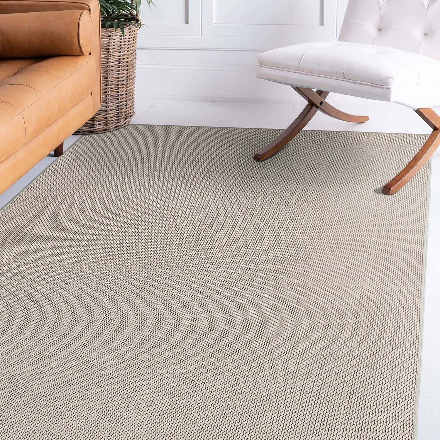 Tapis contemporain solide pour intérieur/extérieur