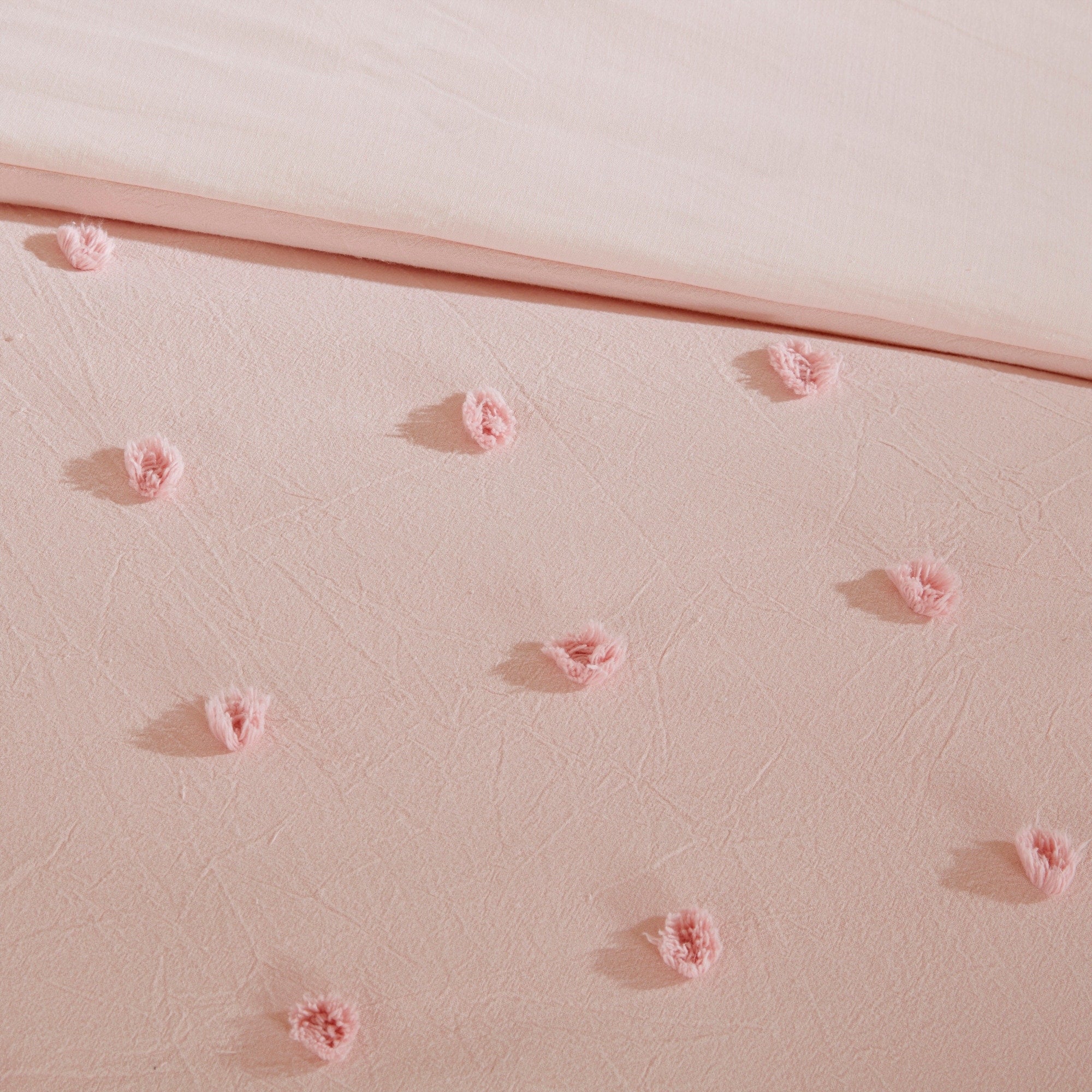 Parure de lit en jacquard de coton et maïs au design intelligent avec taies d'oreiller et coussins décoratifs