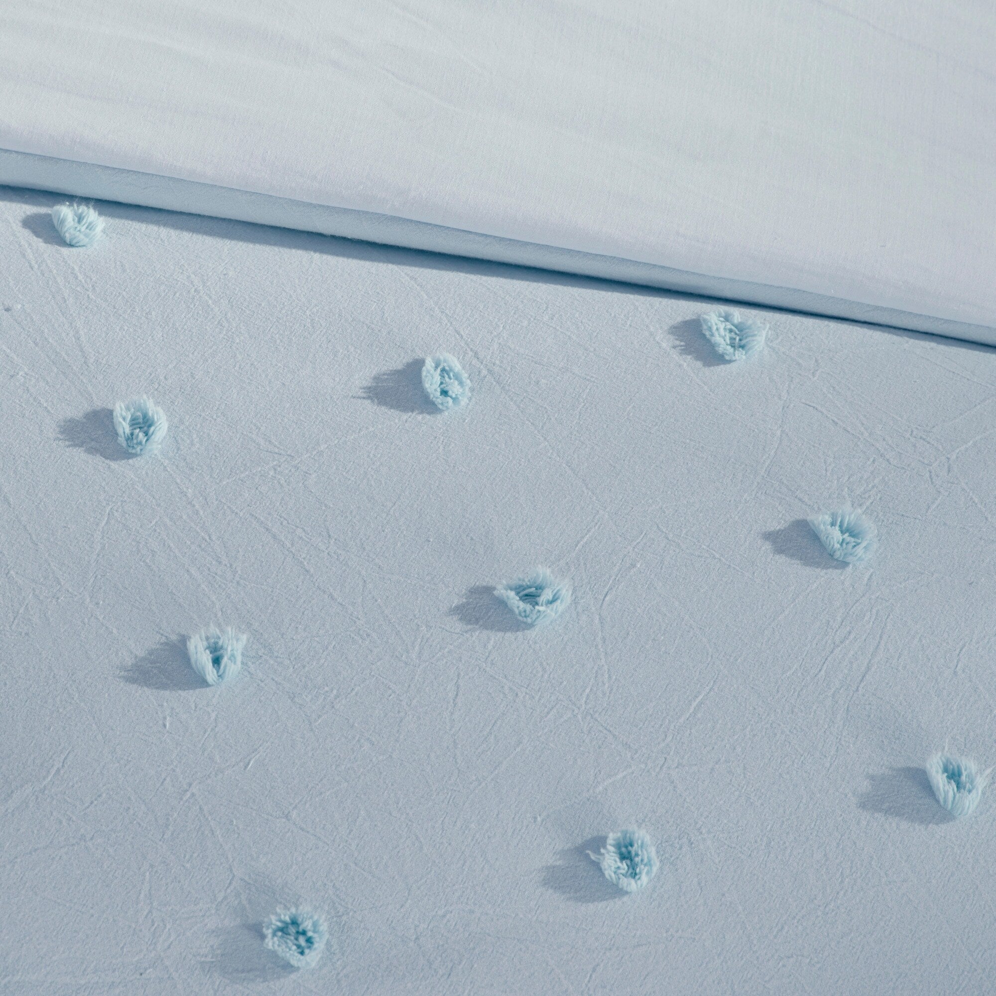 Parure de lit en jacquard de coton et maïs au design intelligent avec taies d'oreiller et coussins décoratifs