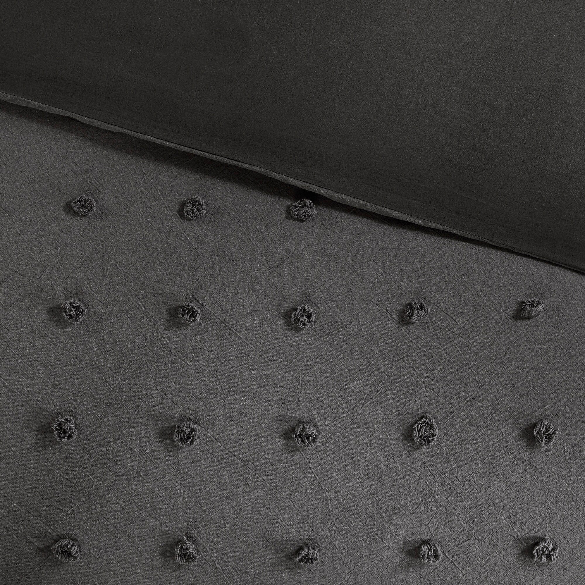 Parure de lit en jacquard de coton et maïs au design intelligent avec taies d'oreiller et coussins décoratifs