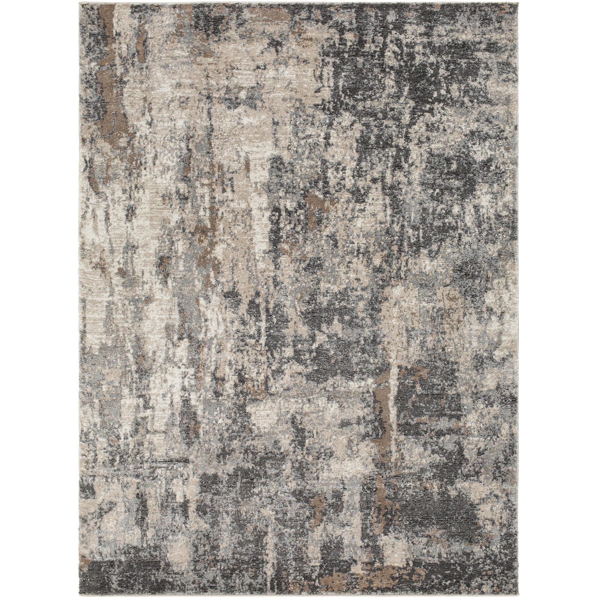 Tapis abstrait moderne Dan