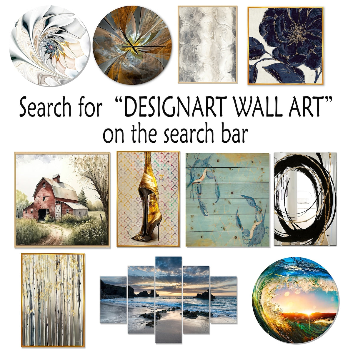 Designart Bleu et Blanc Vague Côtière Bord S Minimalisme Côtier Bleu Décoration Murale Salon Côtier Toile Encadrée Art