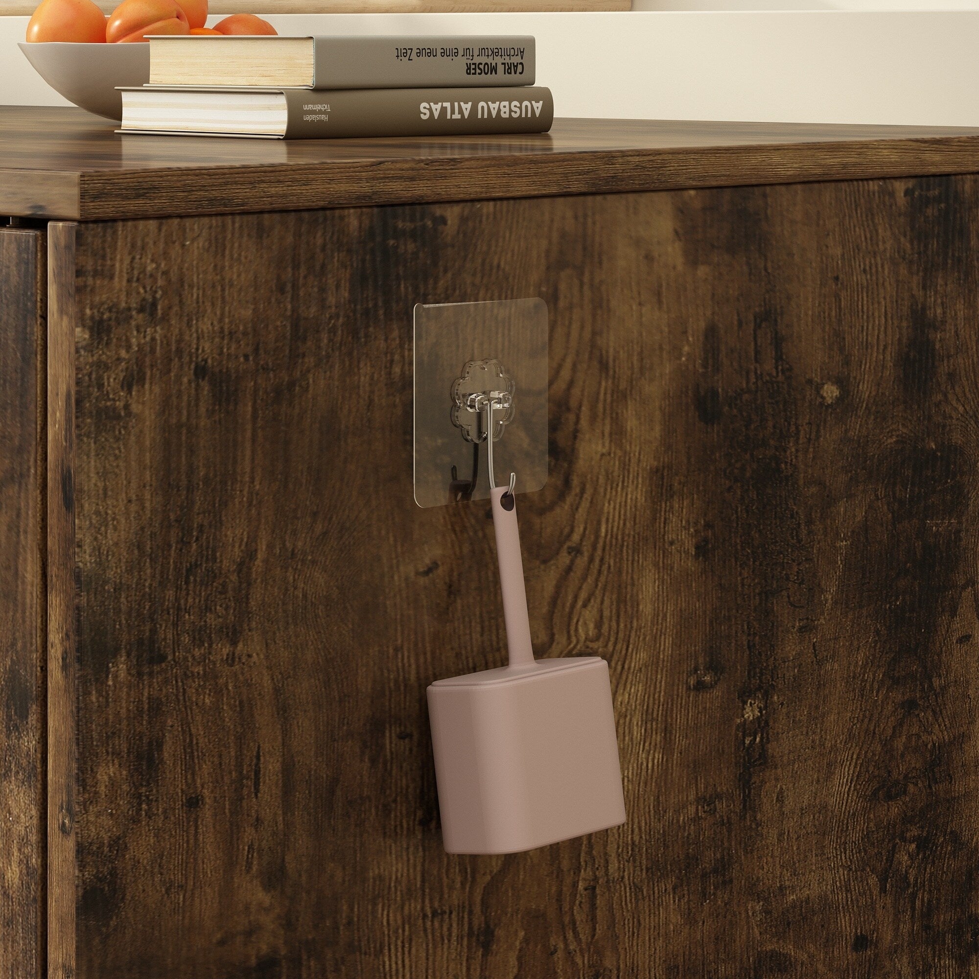 Bac à litière pour chat à deux compartiments, meuble multifonctionnel