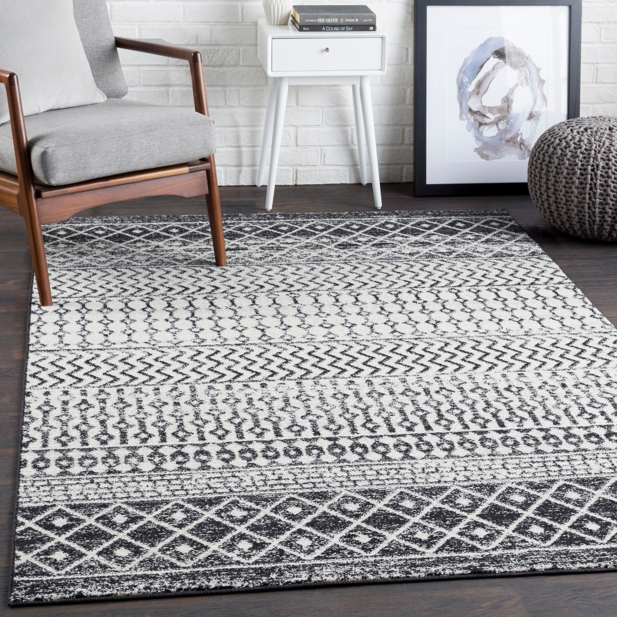 Tapis géométrique bohème Livabliss Edie