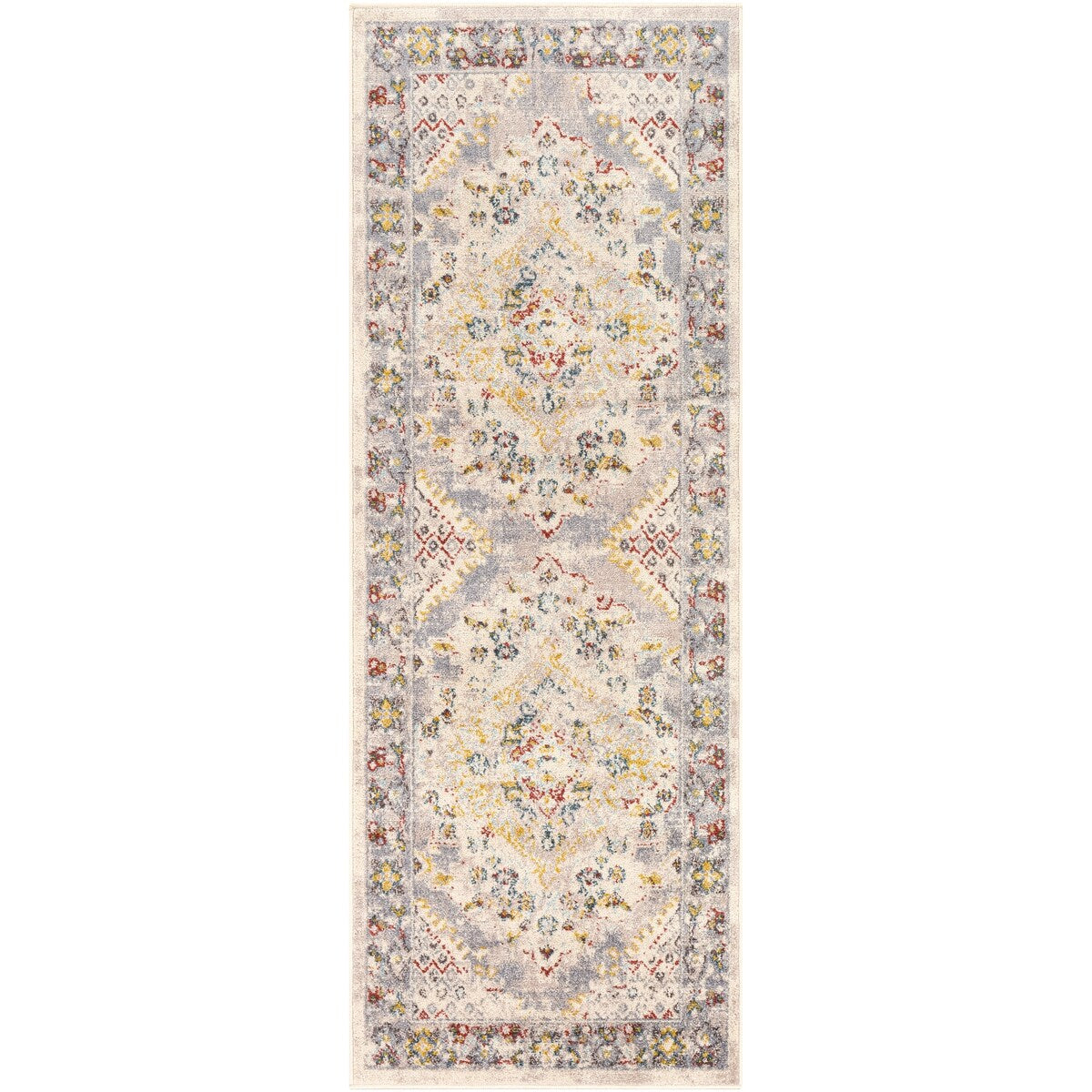 Tapis médaillon persan traditionnel Livabliss Elmas