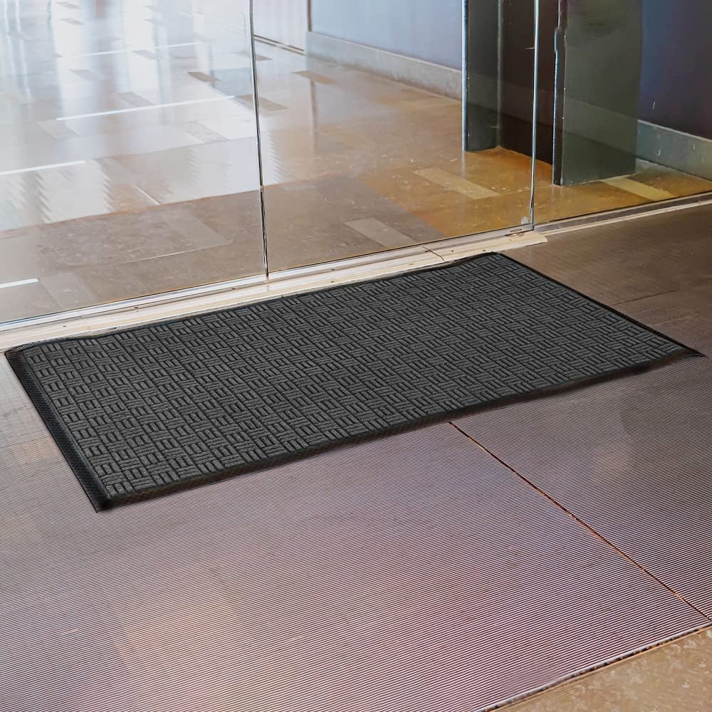 Tapis de porte Envelor pour intérieur et extérieur, profil bas, pour entrée commerciale