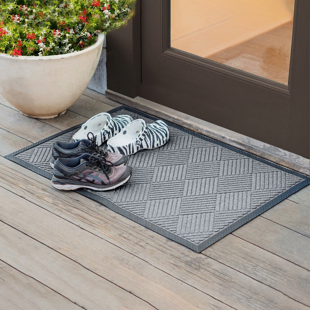 Tapis de porte Envelor pour intérieur et extérieur, profil bas, pour entrée commerciale