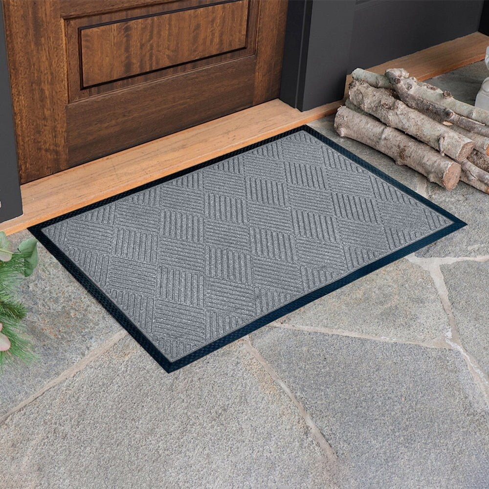 Tapis de porte Envelor pour intérieur et extérieur, profil bas, pour entrée commerciale