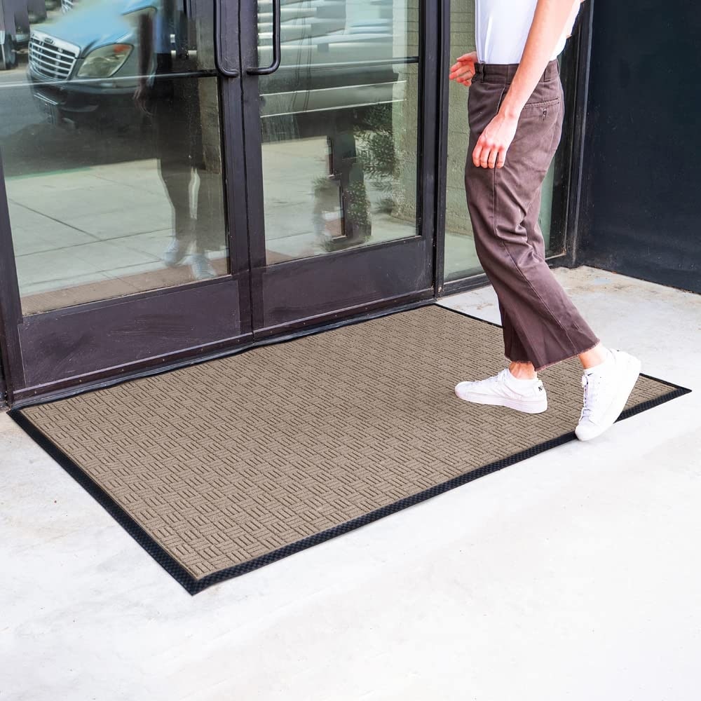 Tapis de porte Envelor pour intérieur et extérieur, profil bas, pour entrée commerciale