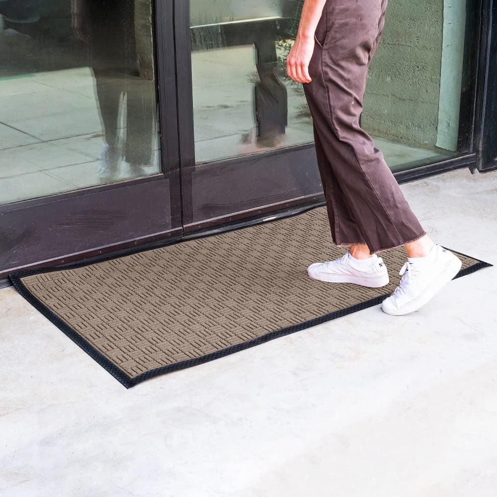 Tapis de porte Envelor pour intérieur et extérieur, profil bas, pour entrée commerciale
