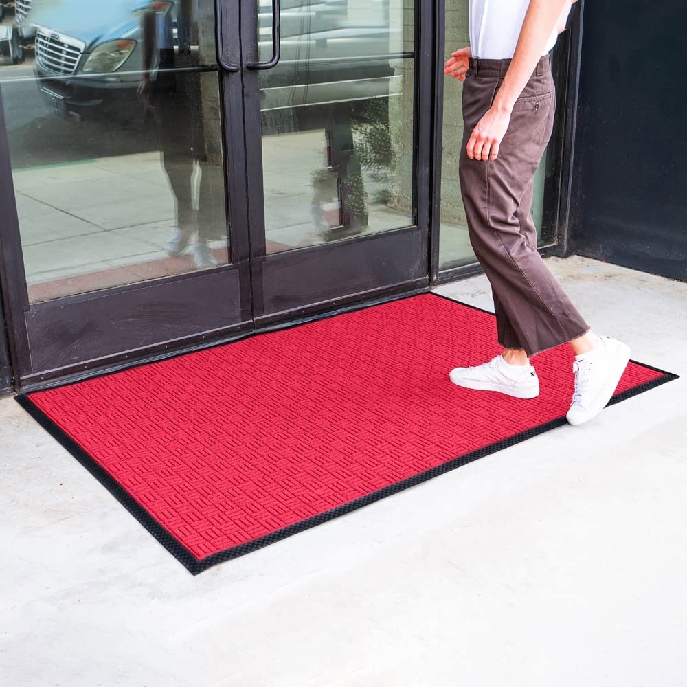 Tapis de porte Envelor pour intérieur et extérieur, profil bas, pour entrée commerciale