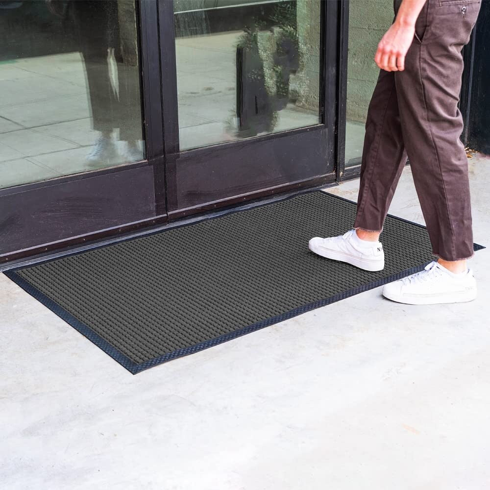 Tapis de porte Envelor pour intérieur et extérieur, profil bas, pour entrée commerciale
