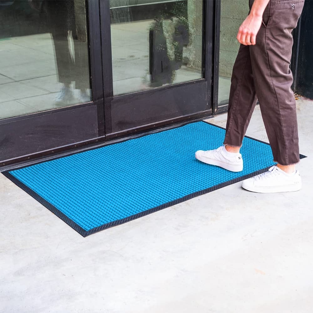 Tapis de porte Envelor pour intérieur et extérieur, profil bas, pour entrée commerciale
