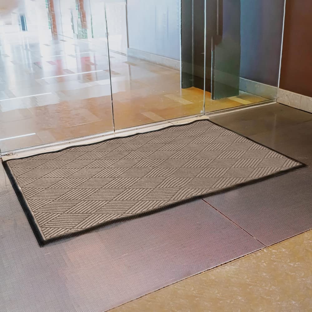 Tapis de porte Envelor pour intérieur et extérieur, profil bas, pour entrée commerciale