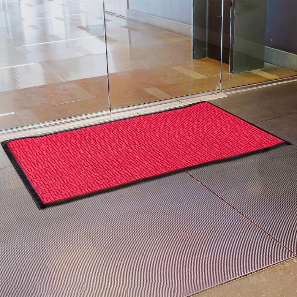 Tapis de porte Envelor pour intérieur et extérieur, profil bas, pour entrée commerciale