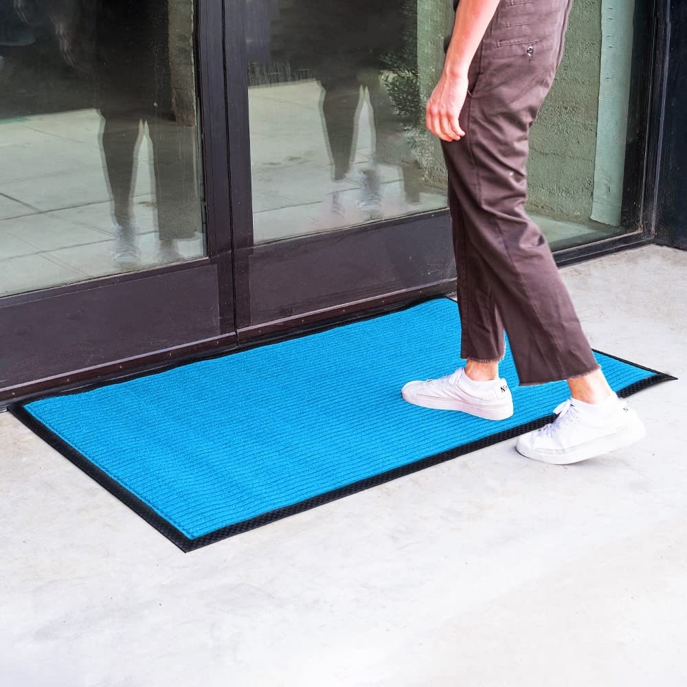 Tapis de porte Envelor pour intérieur et extérieur, profil bas, pour entrée commerciale