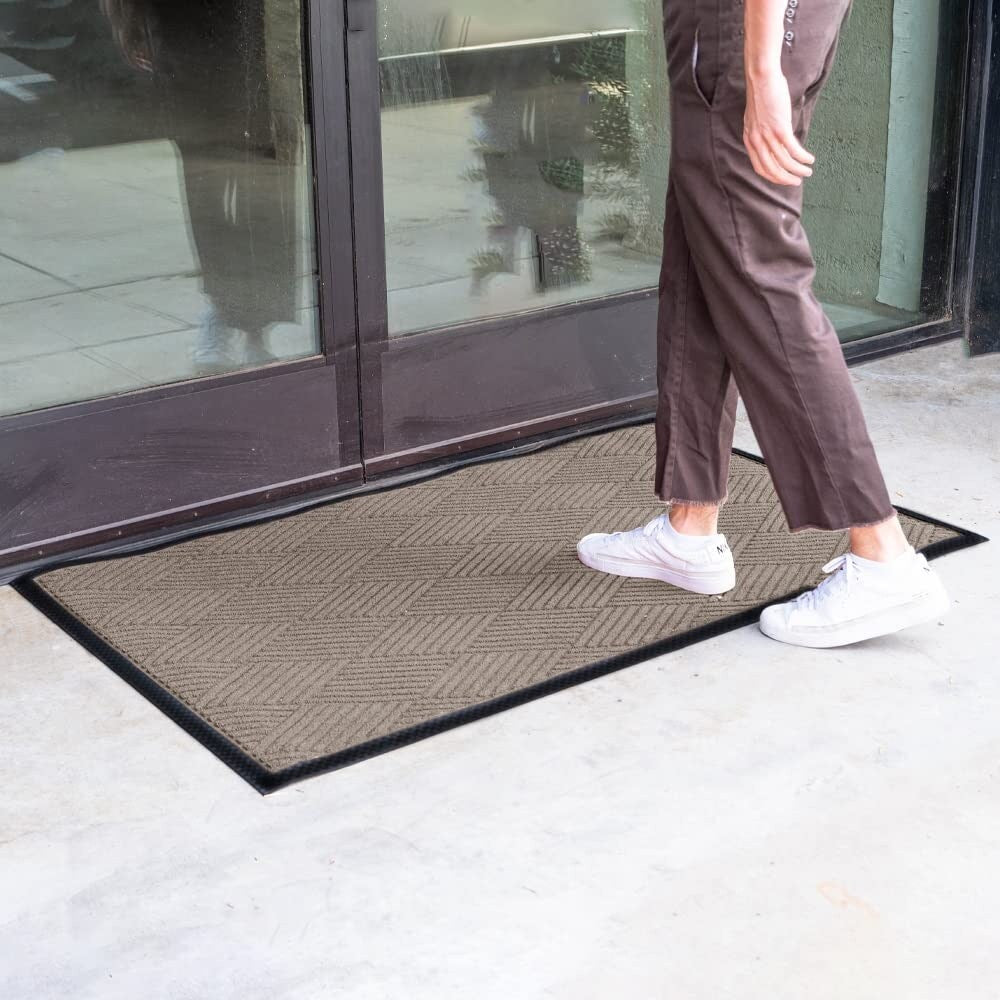 Tapis de porte Envelor pour intérieur et extérieur, profil bas, pour entrée commerciale