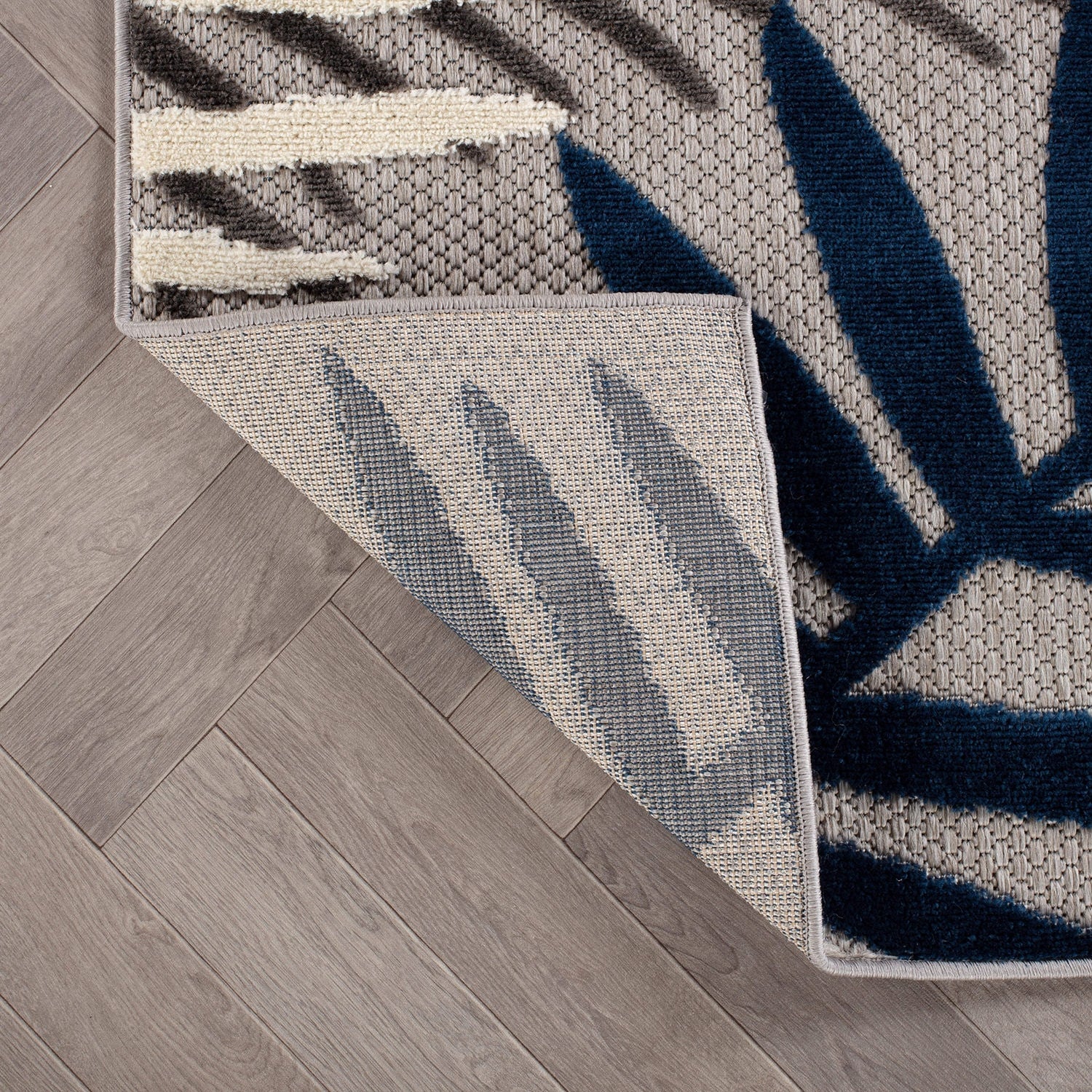 Tapis d'intérieur/extérieur en feuilles de palmier Evora